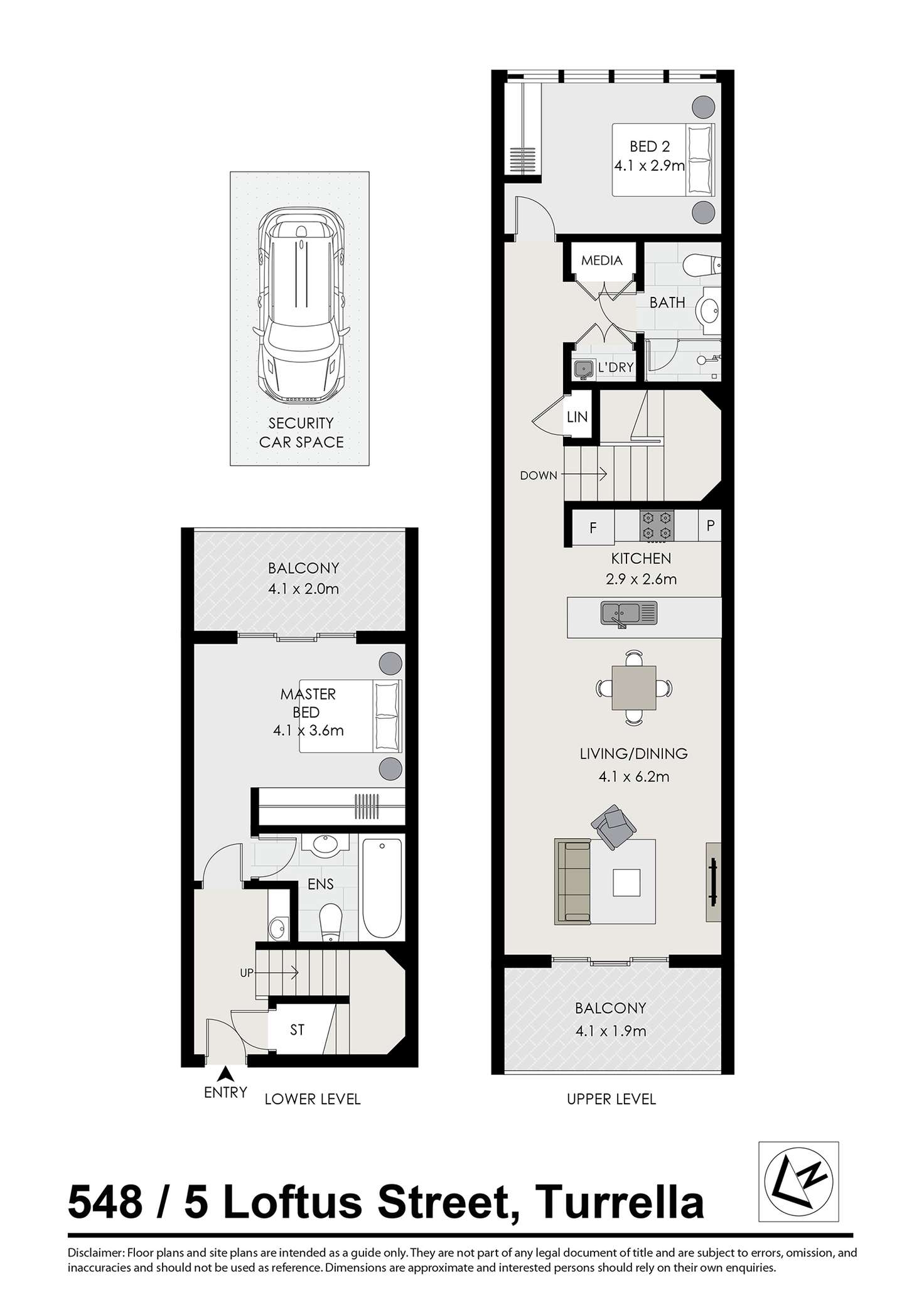 Floorplan of Homely apartment listing, 548/5 Loftus Street, Turrella NSW 2205