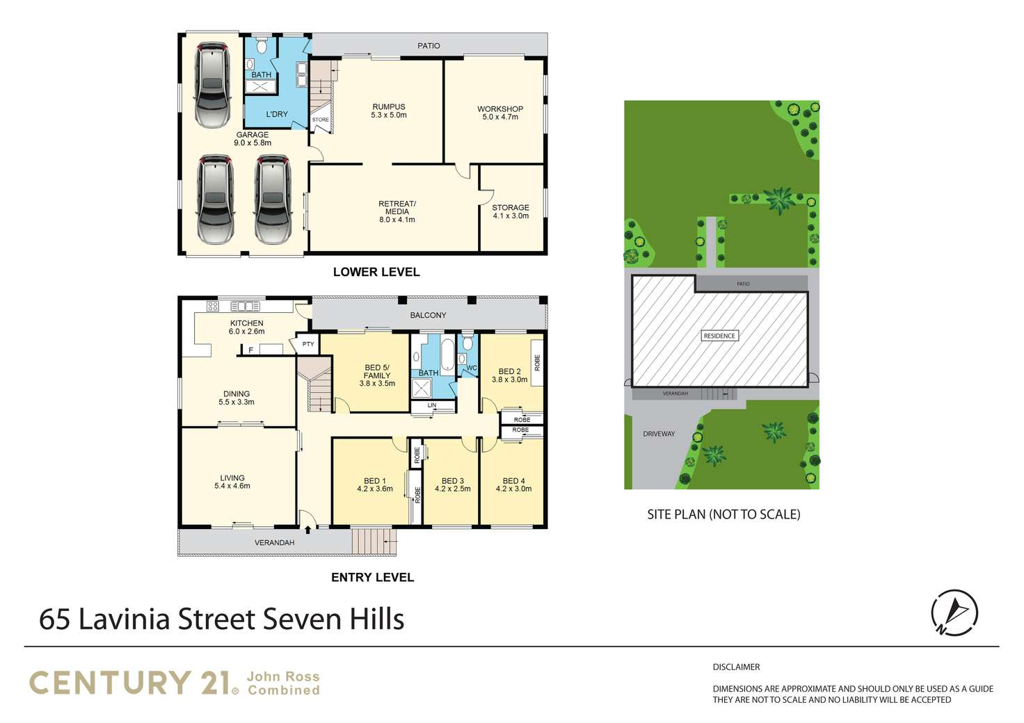 Floorplan of Homely house listing, 65 Lavinia Street, Seven Hills NSW 2147