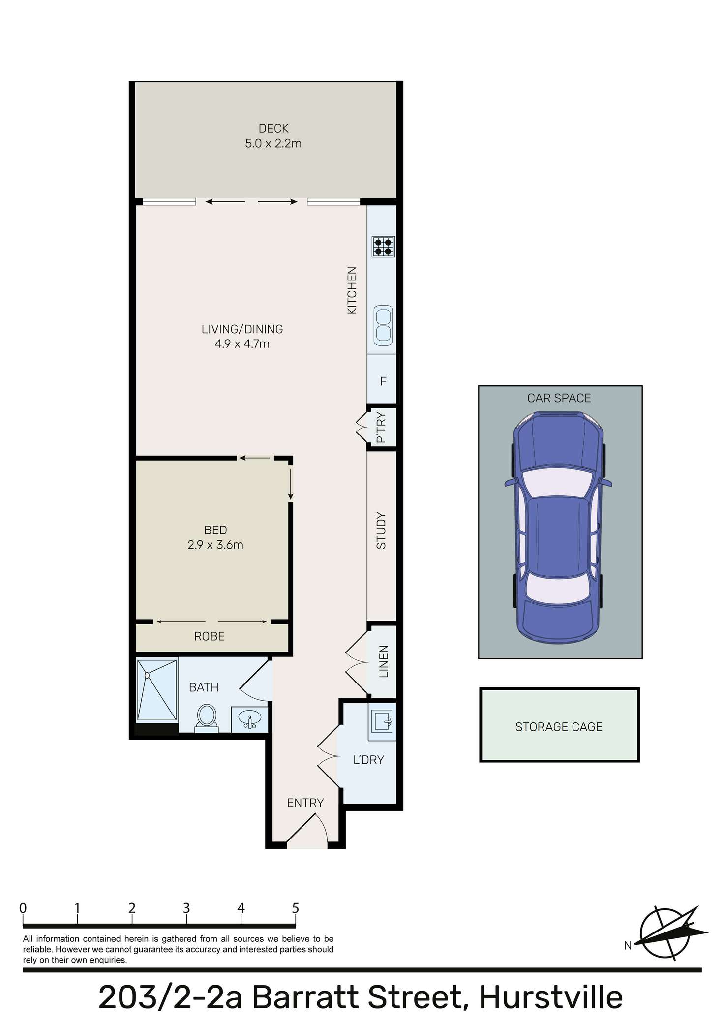 Floorplan of Homely apartment listing, B203/2-2A Barratt Street, Hurstville NSW 2220