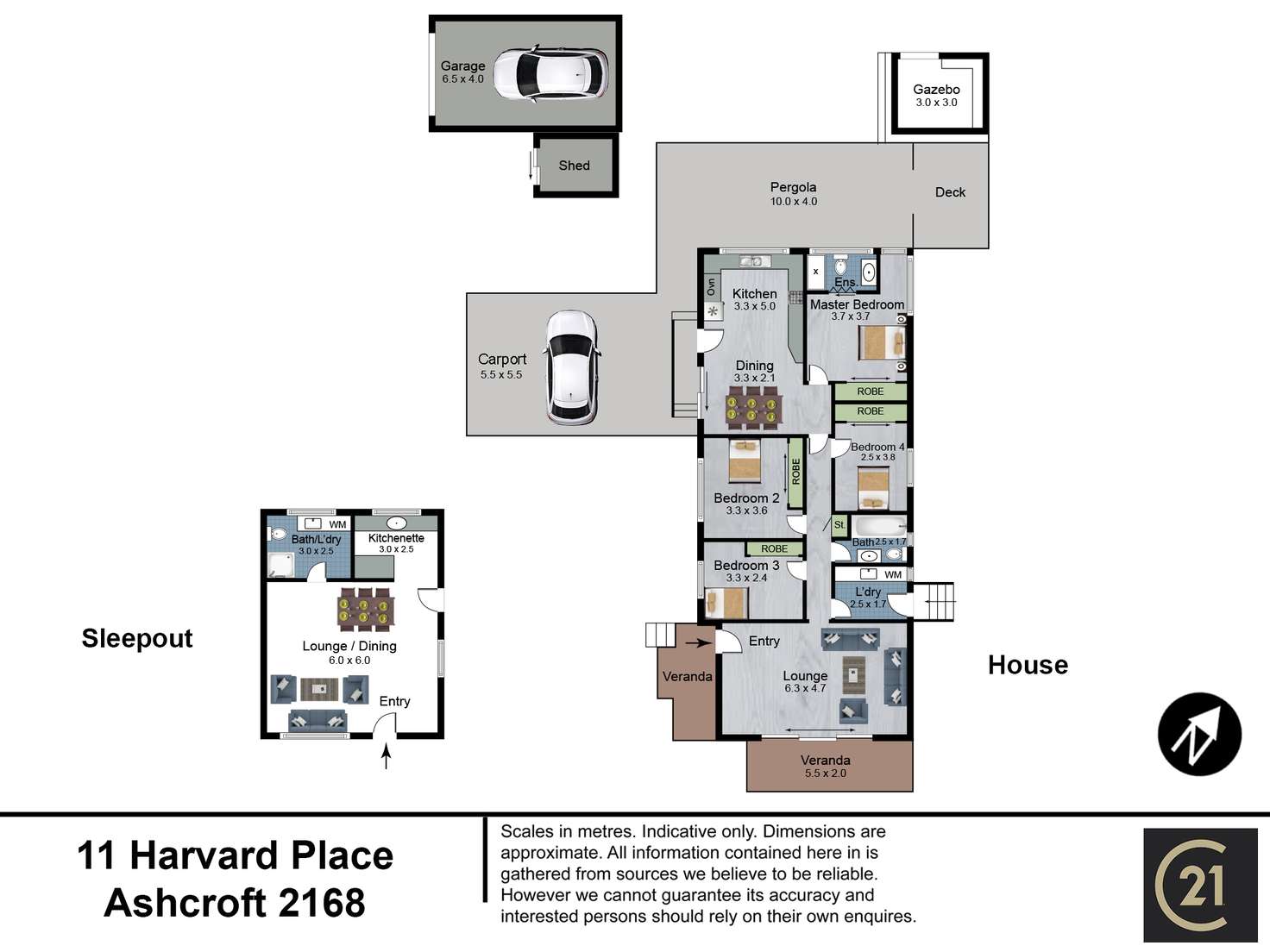 Floorplan of Homely house listing, 11 Havard Place, Ashcroft NSW 2168