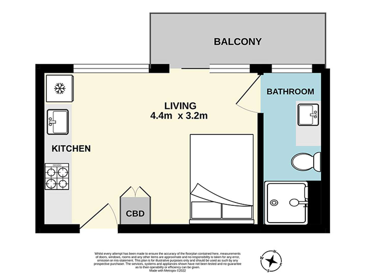 Floorplan of Homely apartment listing, 221/5 Dudley Street, Caulfield East VIC 3145