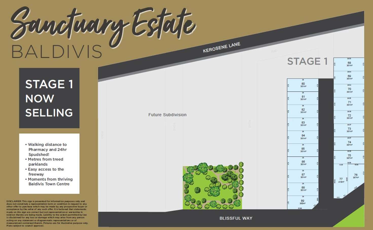 Floorplan of Homely residentialLand listing, Lot 74 Sanctuary Estate, Baldivis WA 6171