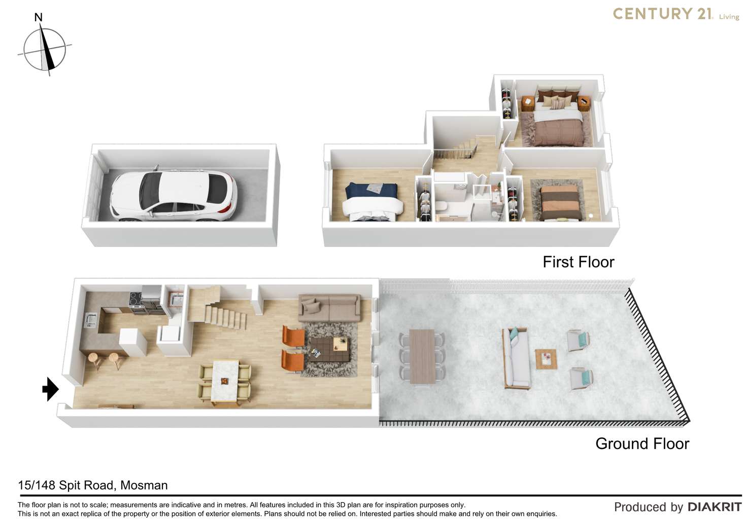 Floorplan of Homely apartment listing, 15/148 Spit Road, Mosman NSW 2088