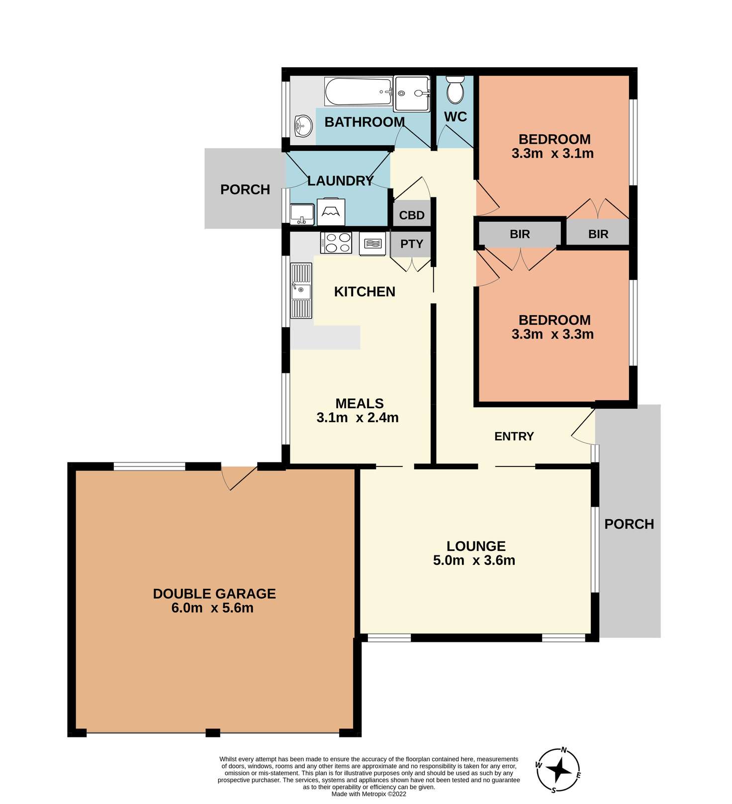 Floorplan of Homely unit listing, 1/33 Herbert Street, Dandenong VIC 3175