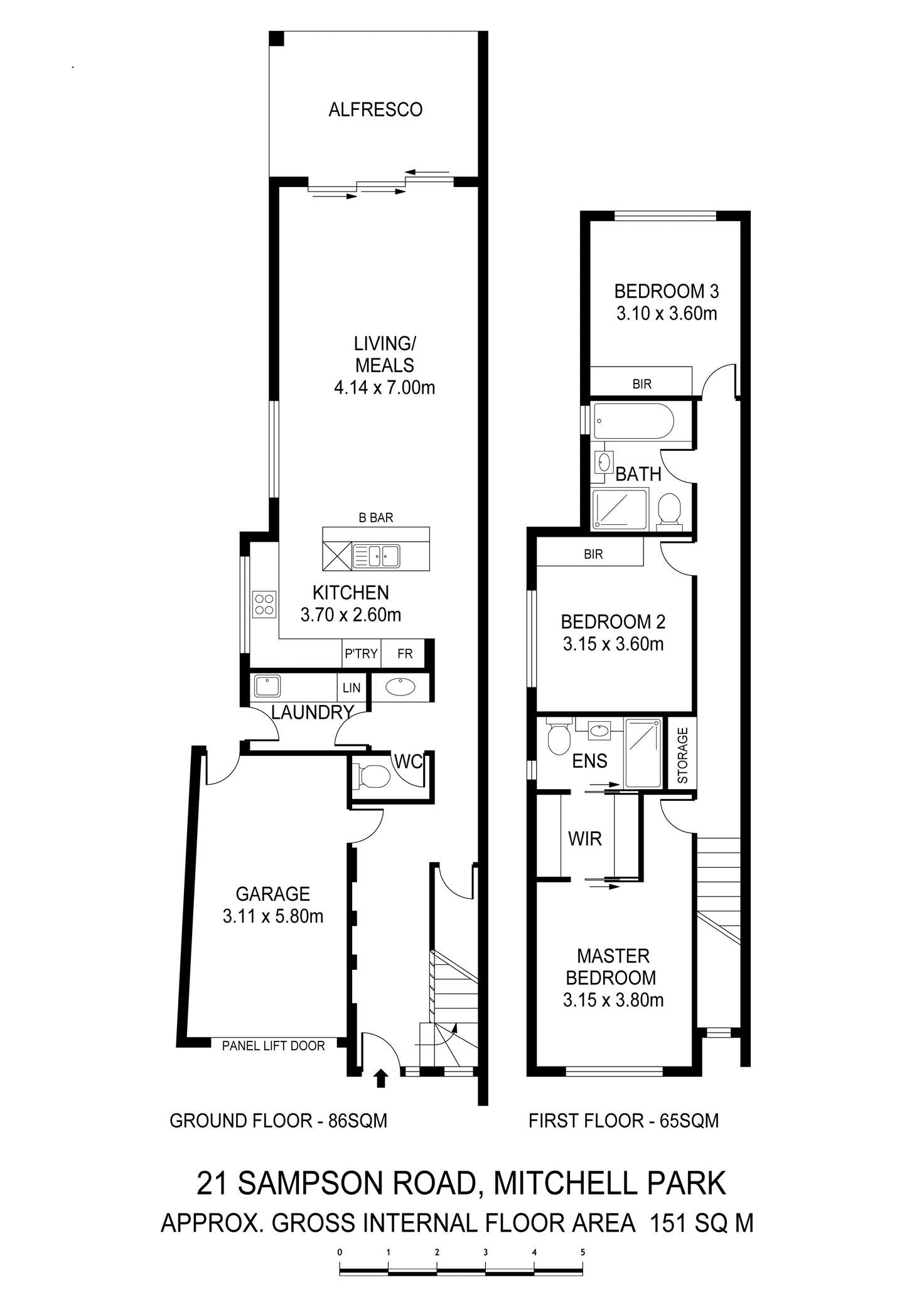 Floorplan of Homely townhouse listing, 21 Sampson Road, Mitchell Park SA 5043