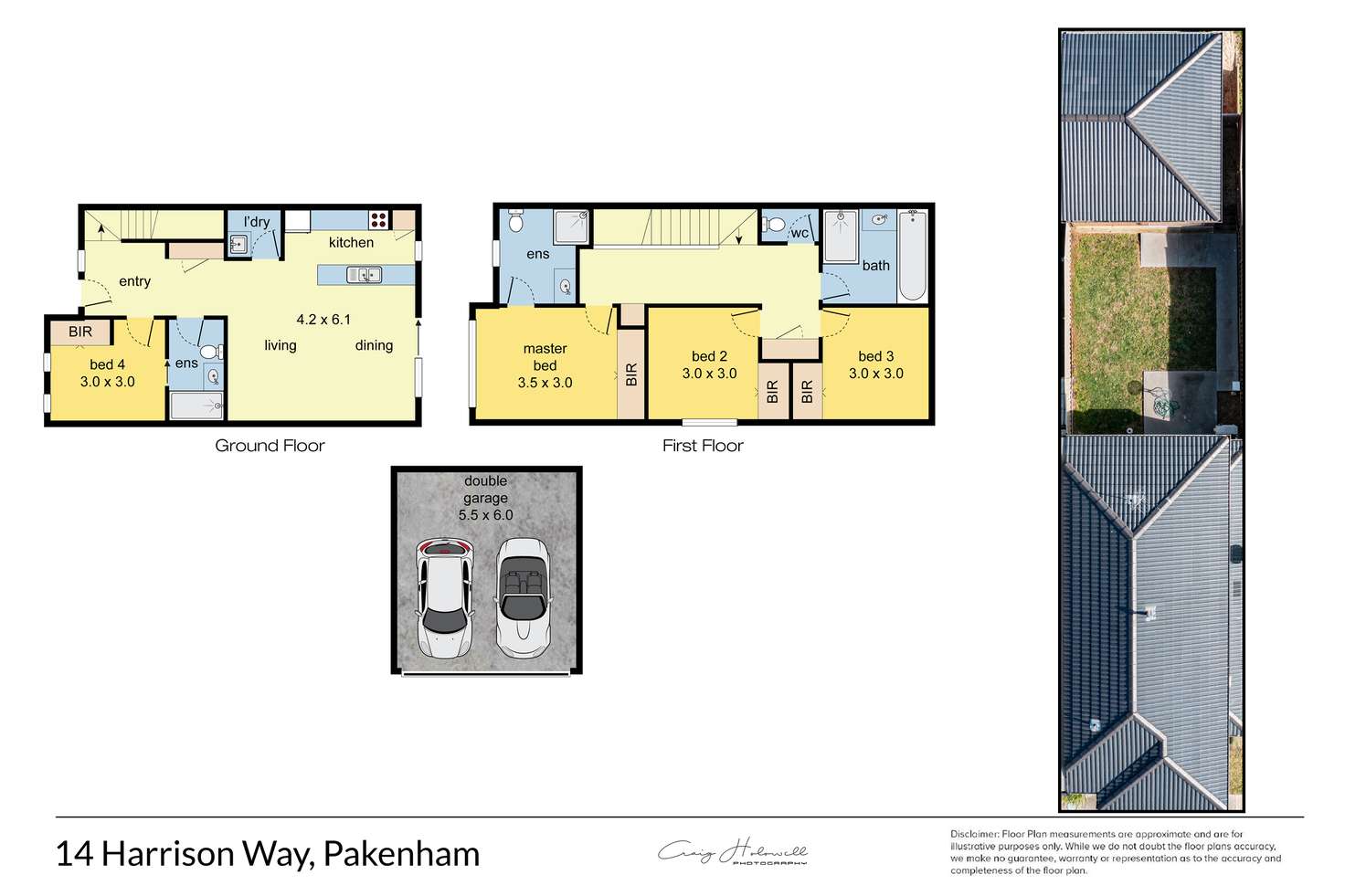 Floorplan of Homely house listing, 14 Harrison Way, Pakenham VIC 3810