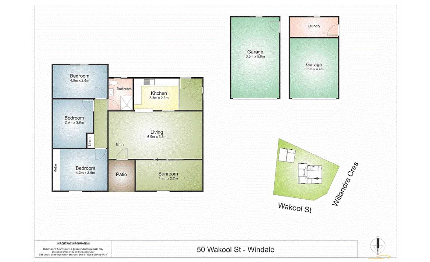 Floorplan of Homely house listing, 50/50A Wakool Street, Windale NSW 2306
