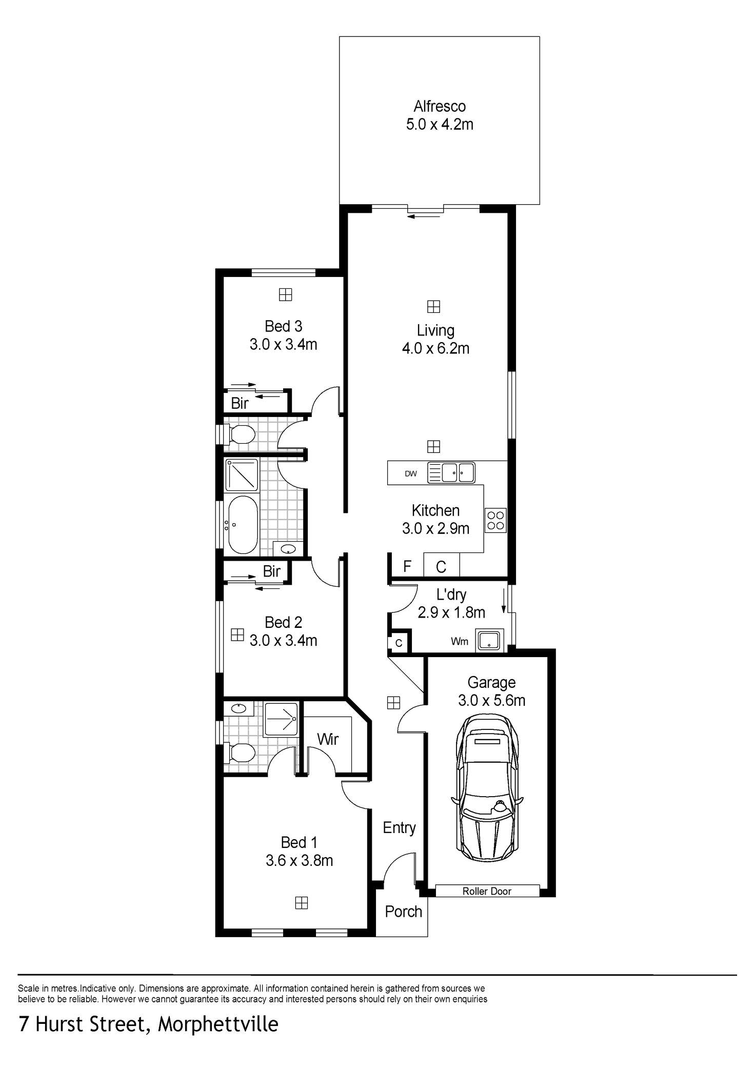 Floorplan of Homely house listing, 7 Hurst Street, Morphettville SA 5043