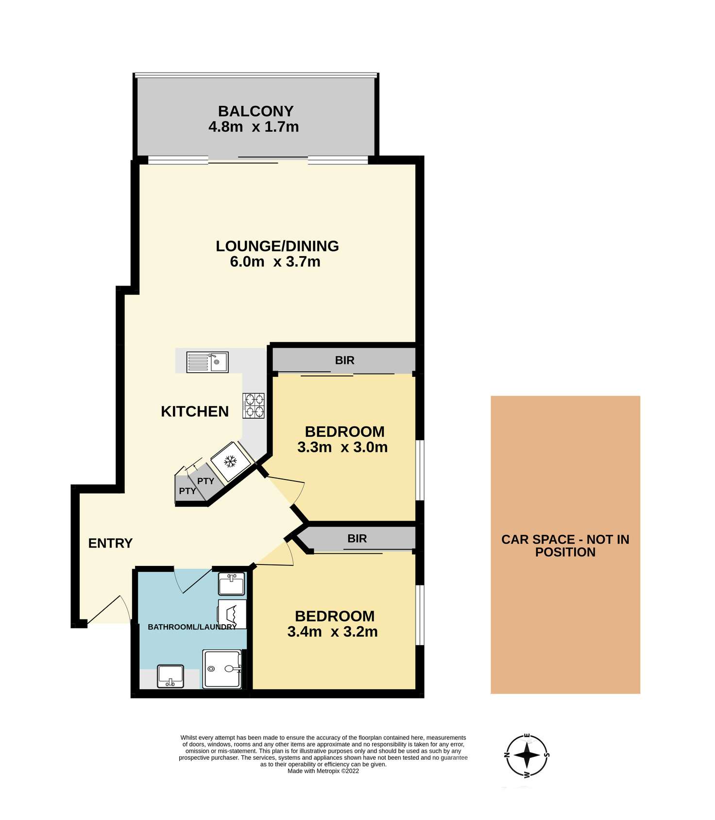 Floorplan of Homely unit listing, 408/28-30 Warwick Avenue, Springvale VIC 3171