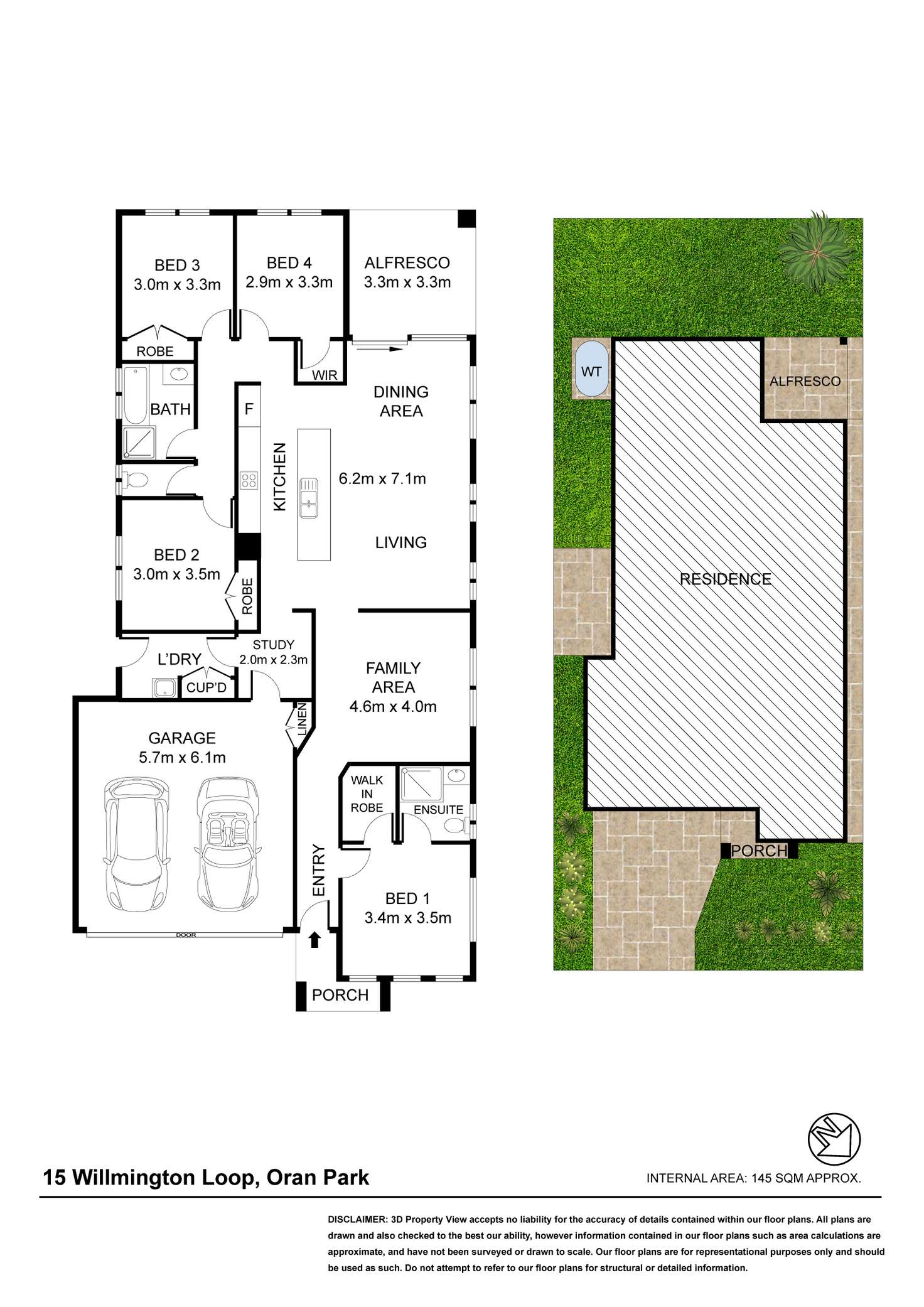 Floorplan of Homely house listing, 15 Willmington Loop, Oran Park NSW 2570