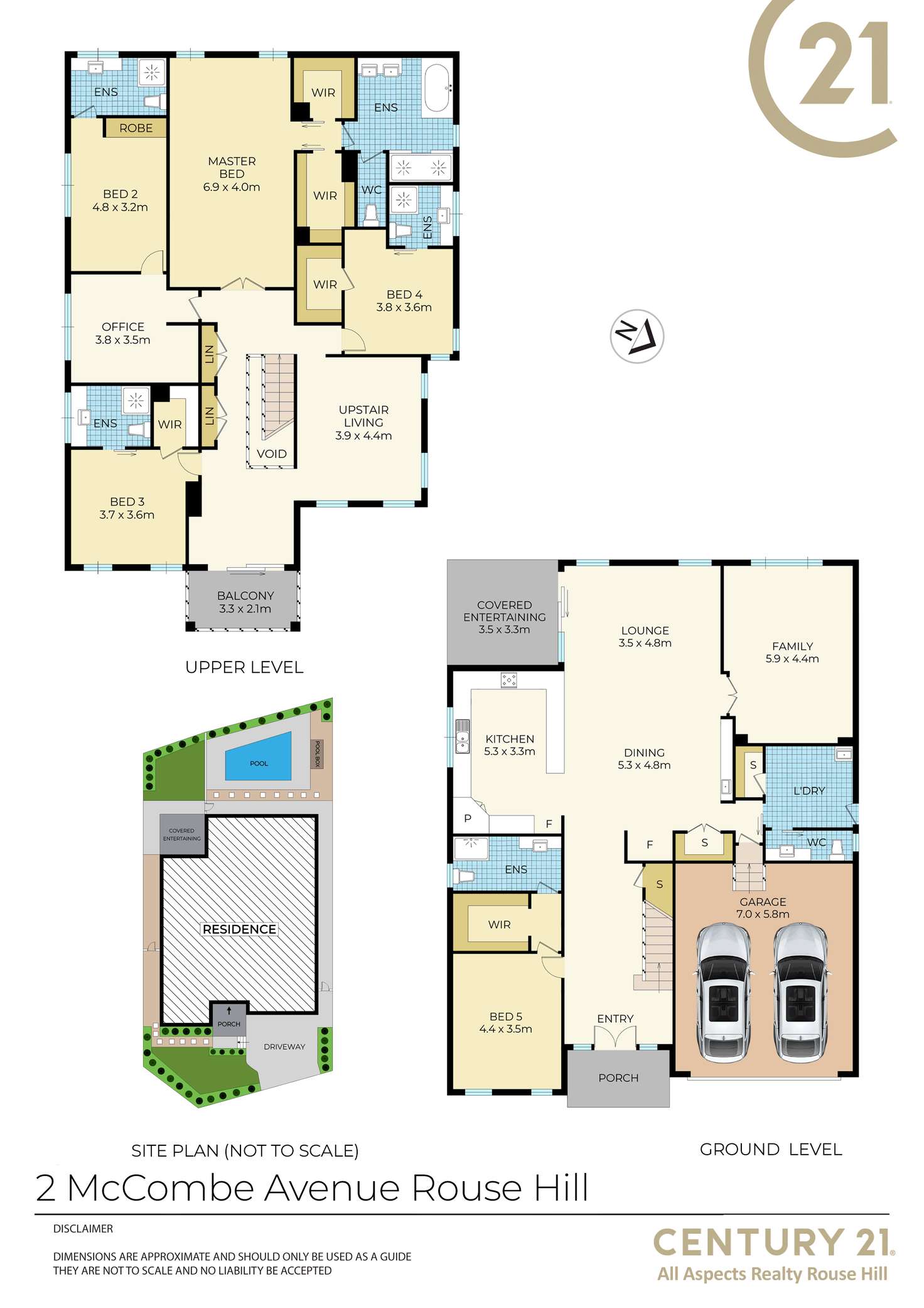 Floorplan of Homely house listing, 2 McCombe Avenue, Rouse Hill NSW 2155