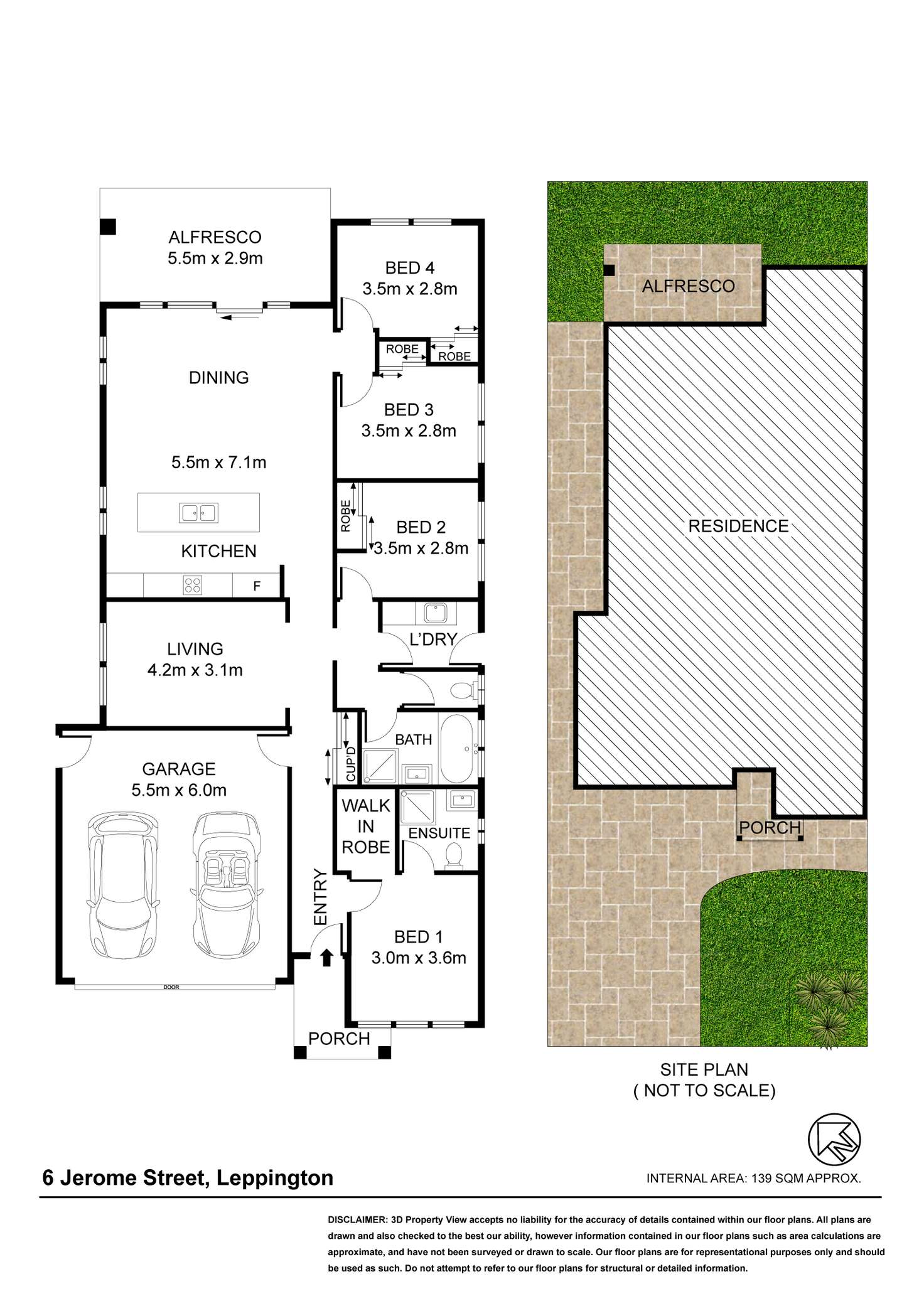 Floorplan of Homely house listing, 6 Jerome Street, Leppington NSW 2179