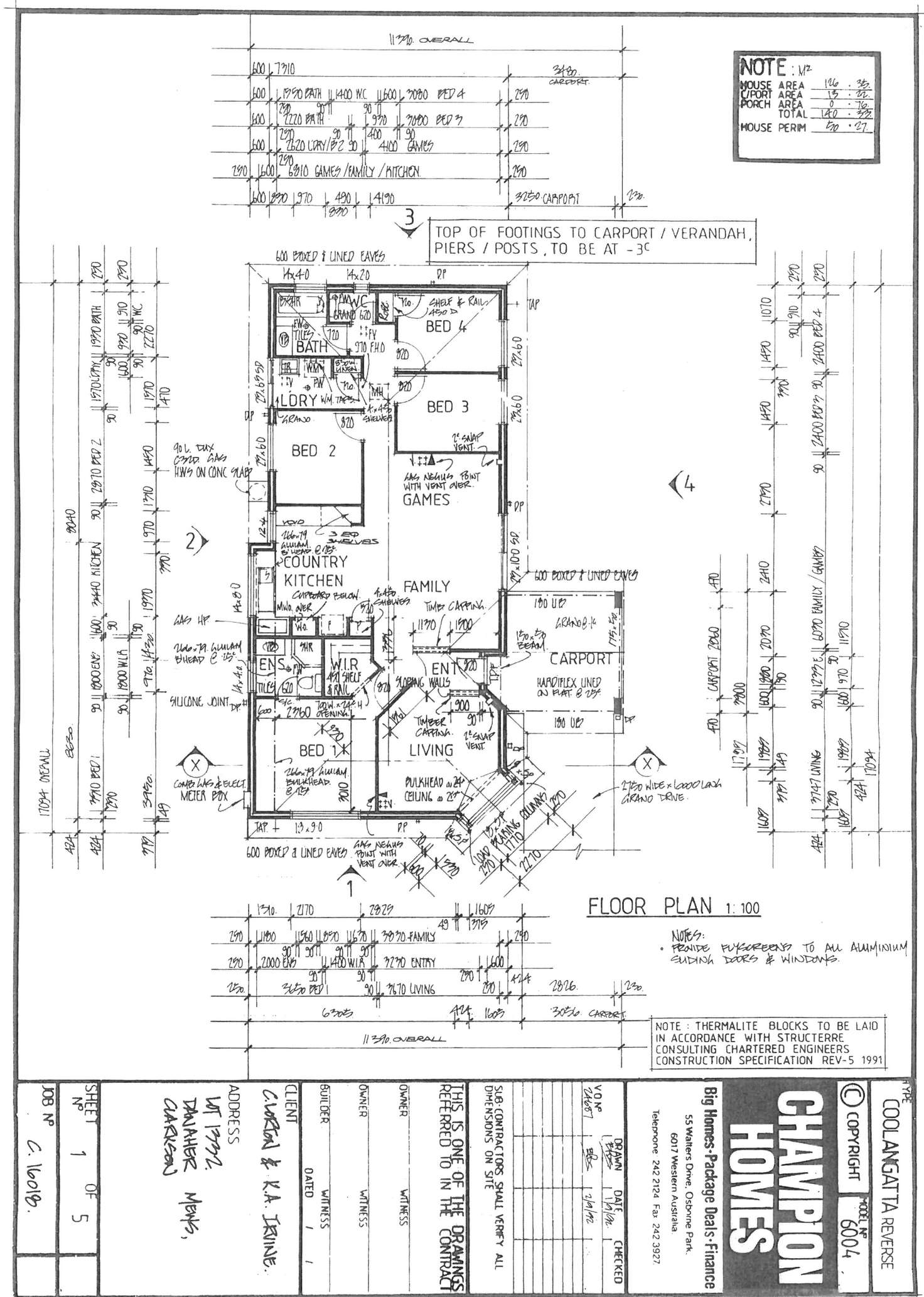 Floorplan of Homely house listing, 12 Danaher Mews, Clarkson WA 6030