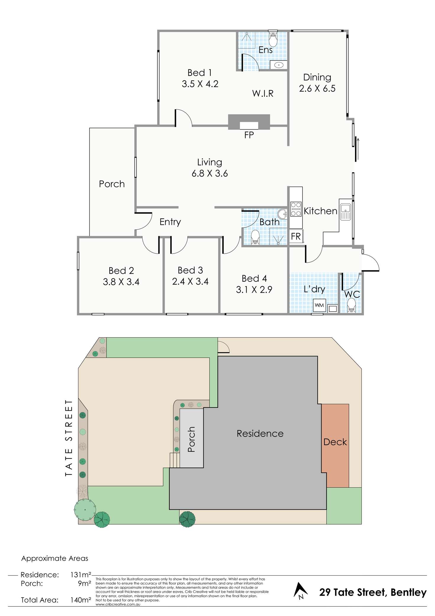 Floorplan of Homely house listing, 29 Tate Street, Bentley WA 6102