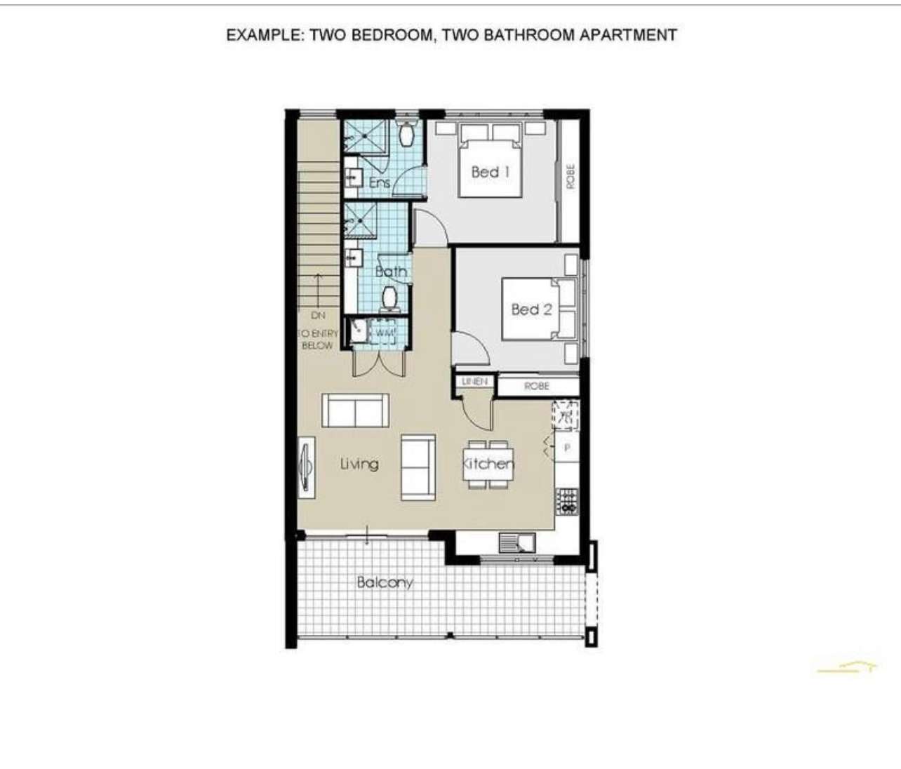 Floorplan of Homely unit listing, 15/97 Cooper Street, Mandurah WA 6210