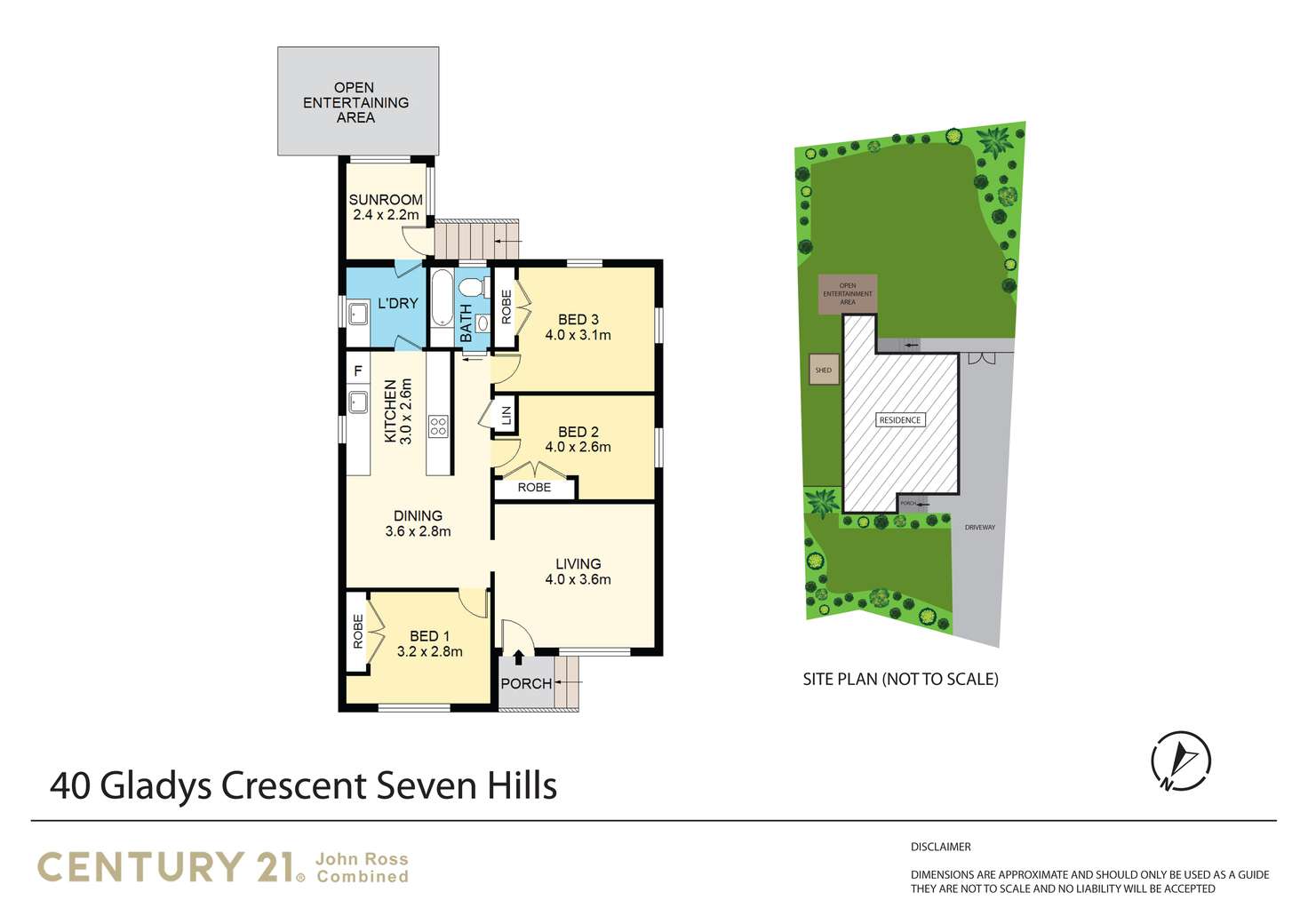 Floorplan of Homely house listing, 40 Gladys Crescent, Seven Hills NSW 2147