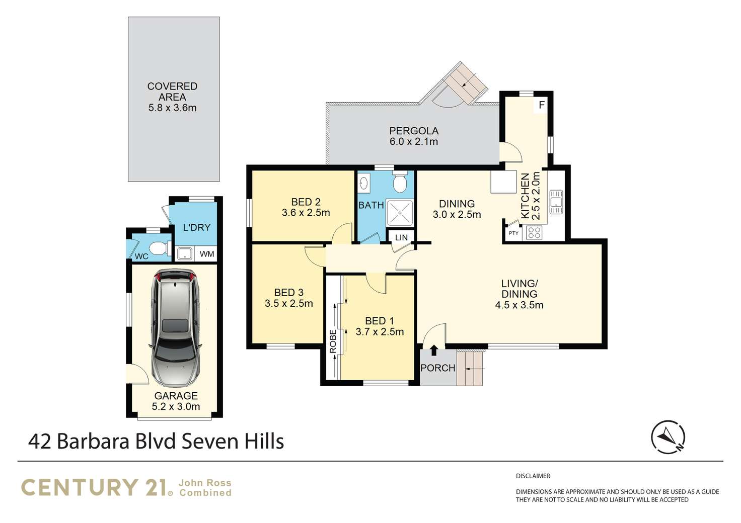 Floorplan of Homely house listing, 42 Barbara Boulevard, Seven Hills NSW 2147