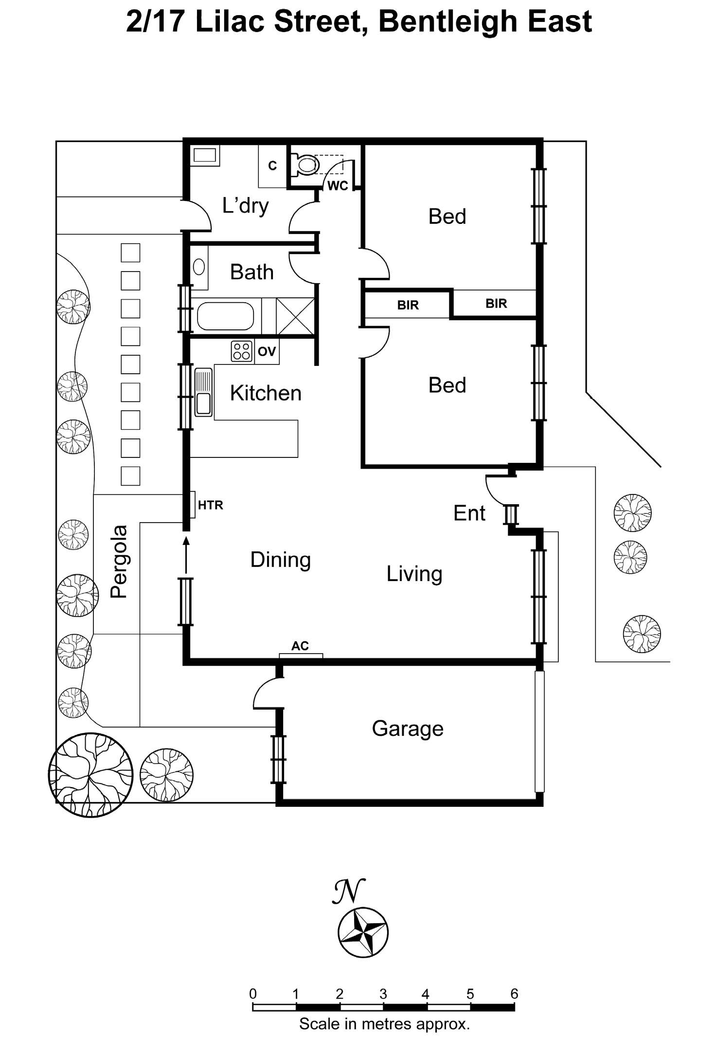 Floorplan of Homely unit listing, 2/17 Lilac Street, Bentleigh East VIC 3165