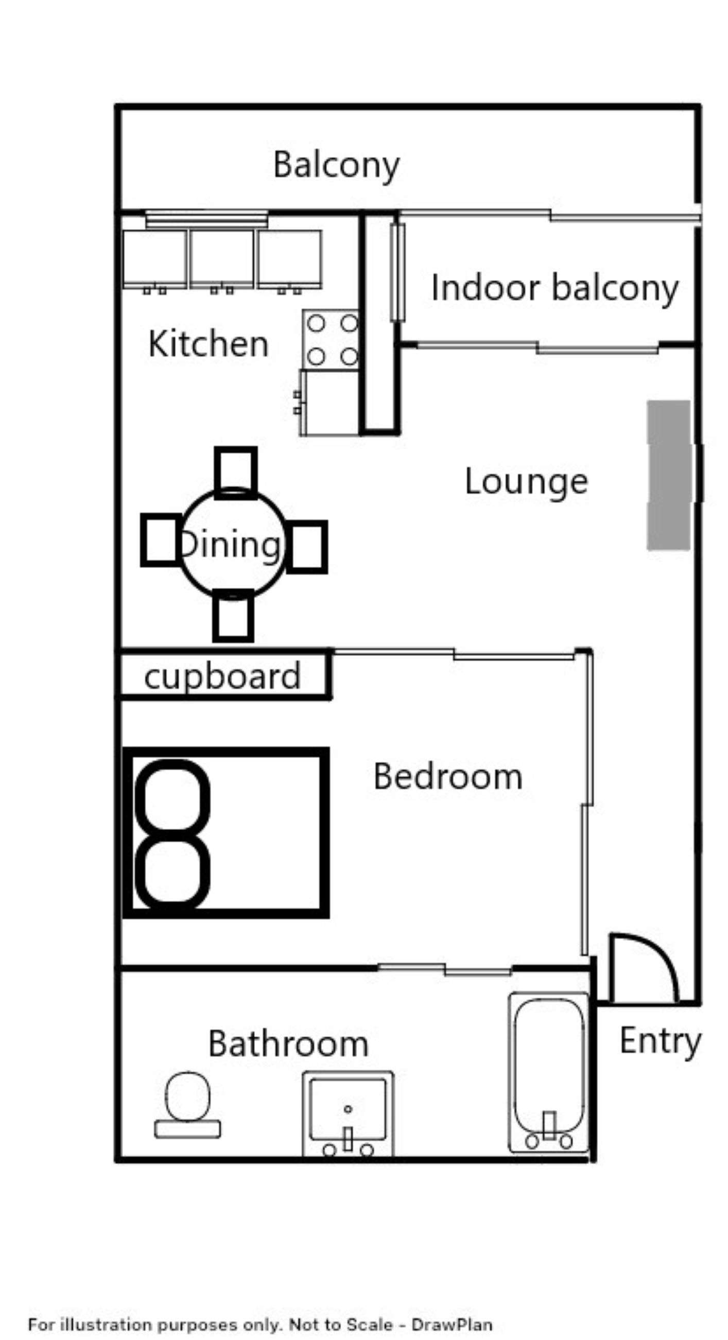 Floorplan of Homely unit listing, 20/34 Macrossan Street, Port Douglas QLD 4877