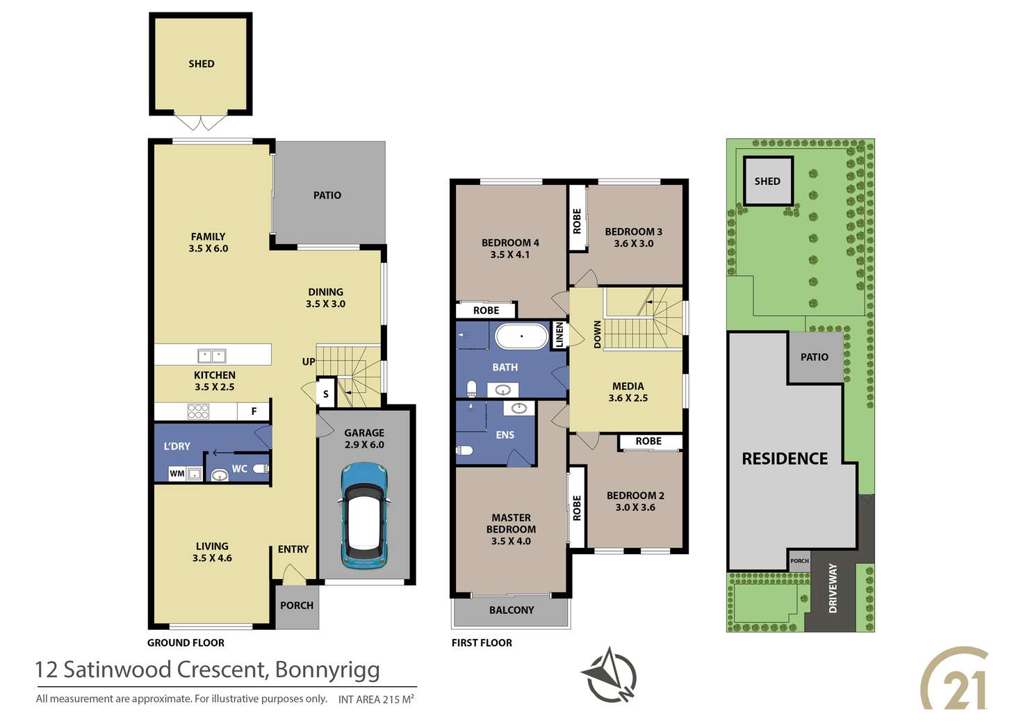 Floorplan of Homely house listing, 12 Satinwood Crescent, Bonnyrigg NSW 2177