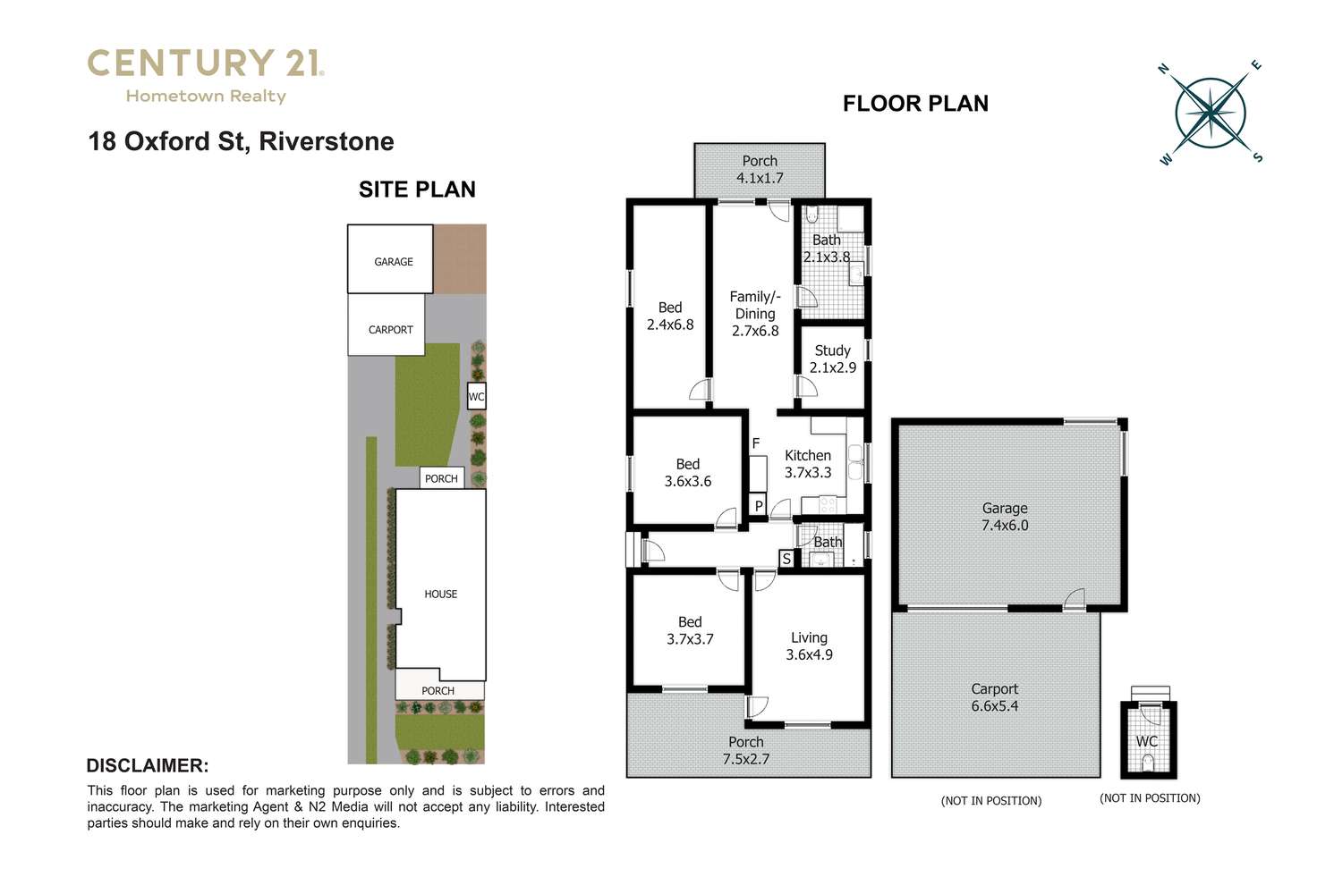 Floorplan of Homely house listing, 18 Oxford Street, Riverstone NSW 2765
