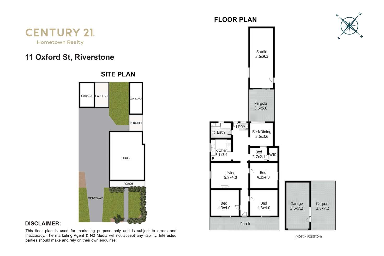 Floorplan of Homely house listing, 11 Oxford Street, Riverstone NSW 2765