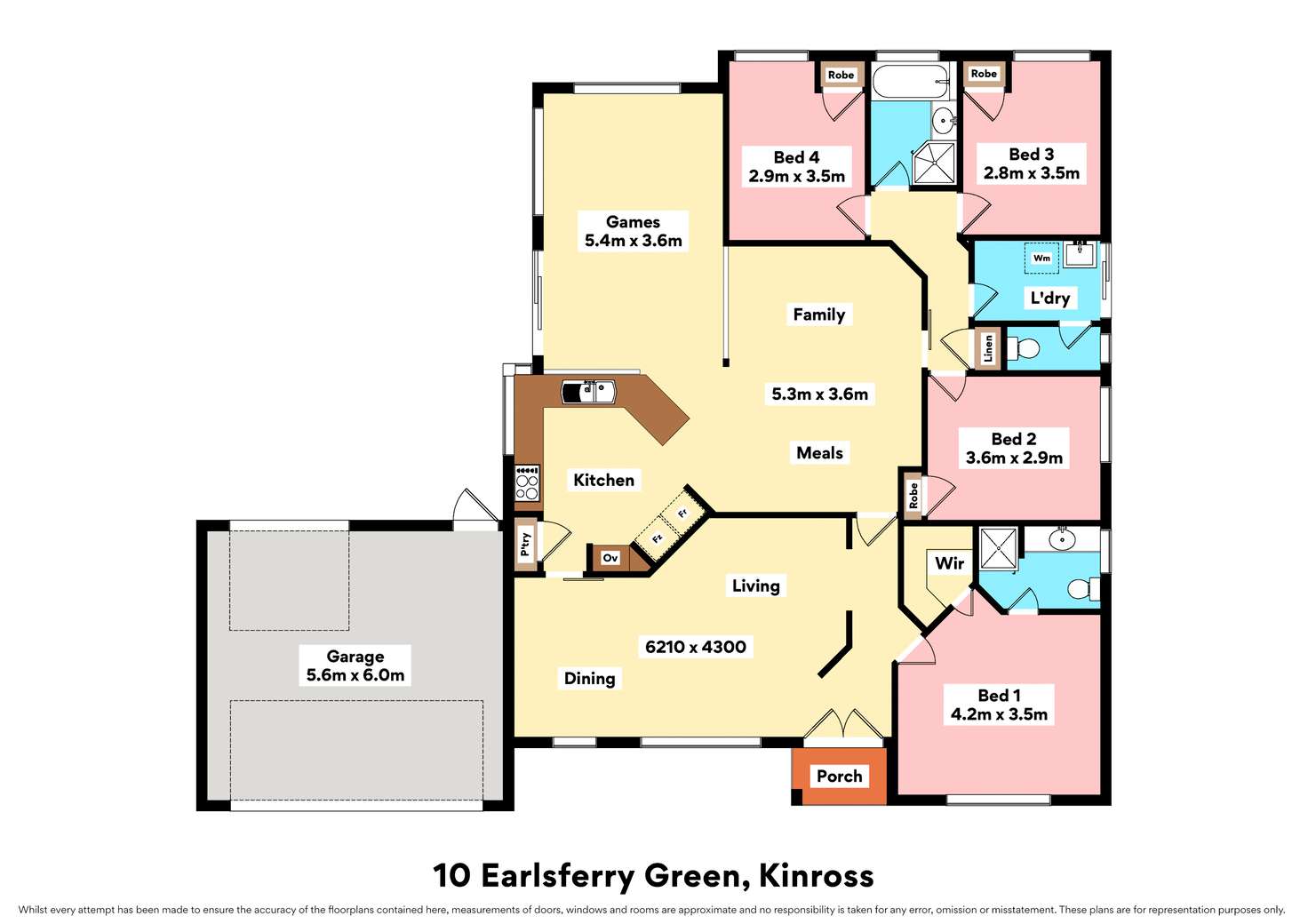 Floorplan of Homely house listing, 10 Earlsferry Green, Kinross WA 6028