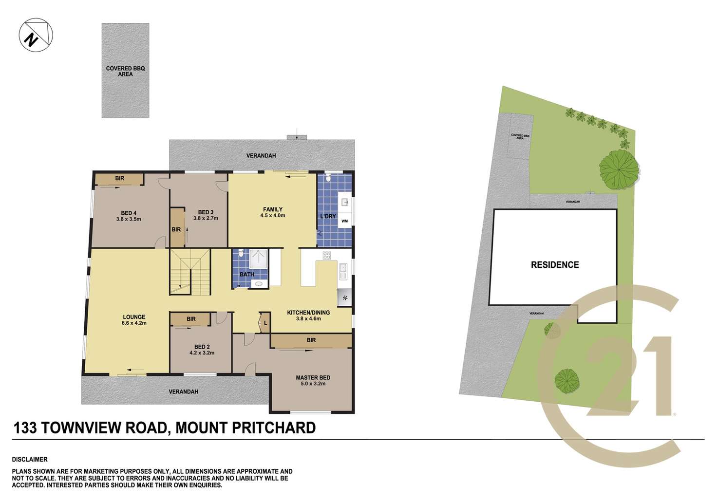 Floorplan of Homely house listing, 133 Townview Road, Mount Pritchard NSW 2170