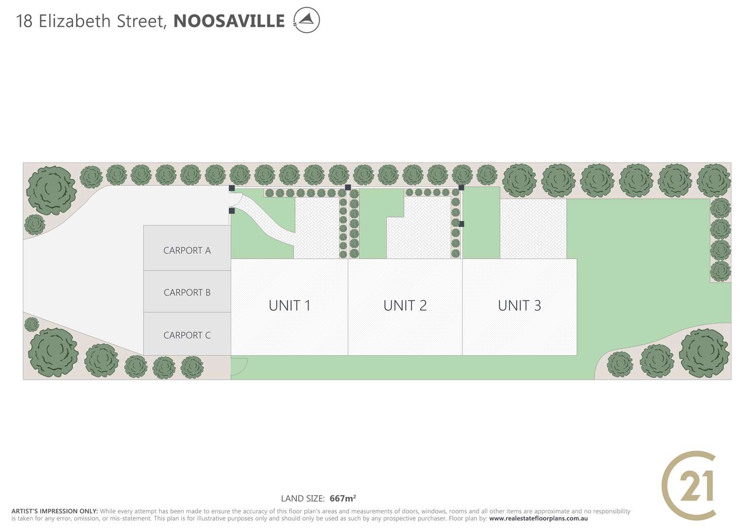 Floorplan of Homely house listing, 18 Elizabeth Street, Noosaville QLD 4566