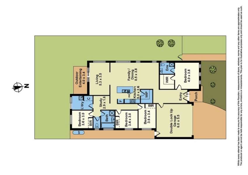 Floorplan of Homely house listing, 10 Ostend Crescent, Point Cook VIC 3030