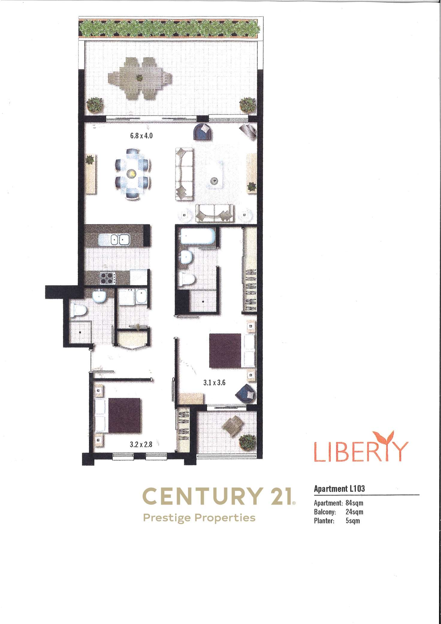 Floorplan of Homely apartment listing, 103/4 Margaret Street, Rozelle NSW 2039
