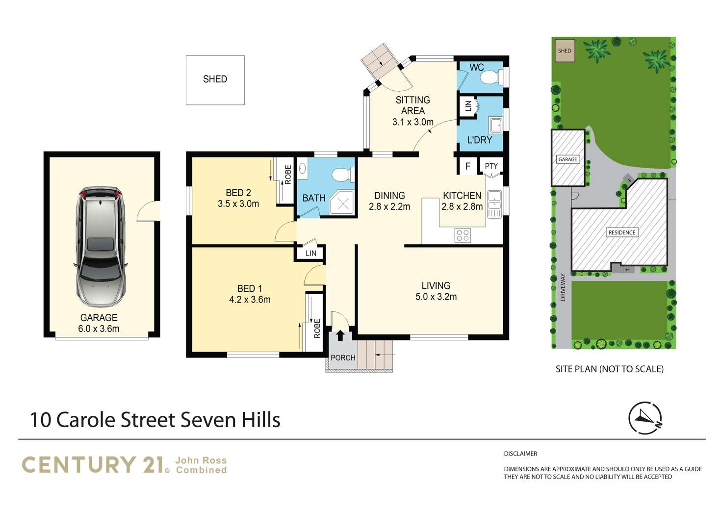 Floorplan of Homely house listing, 10 Carole Street, Seven Hills NSW 2147
