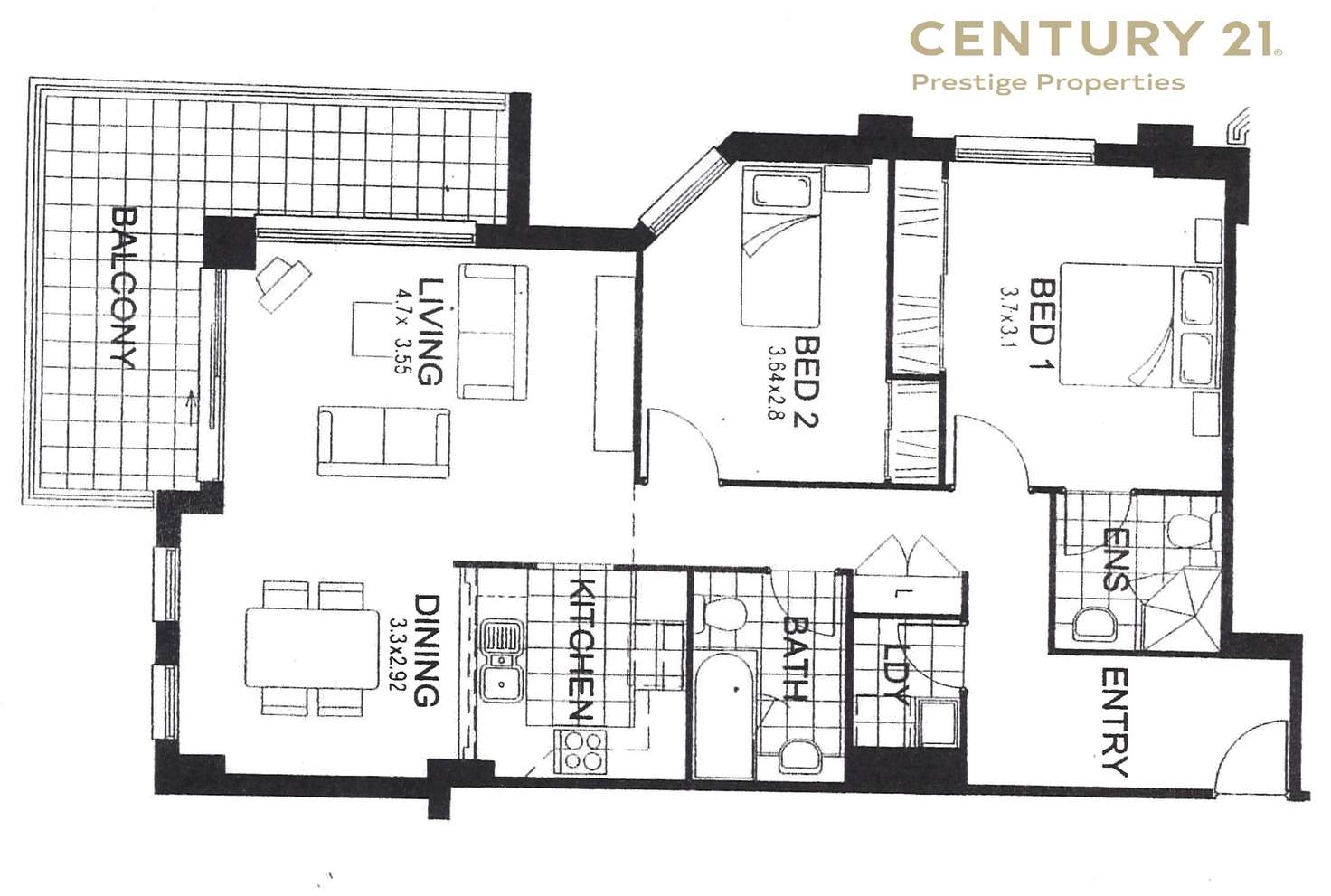 Floorplan of Homely apartment listing, 302/30 Warayama Place, Rozelle NSW 2039