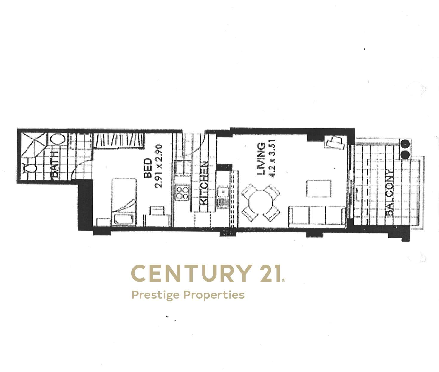 Floorplan of Homely studio listing, 101/26 Warayama Place, Rozelle NSW 2039