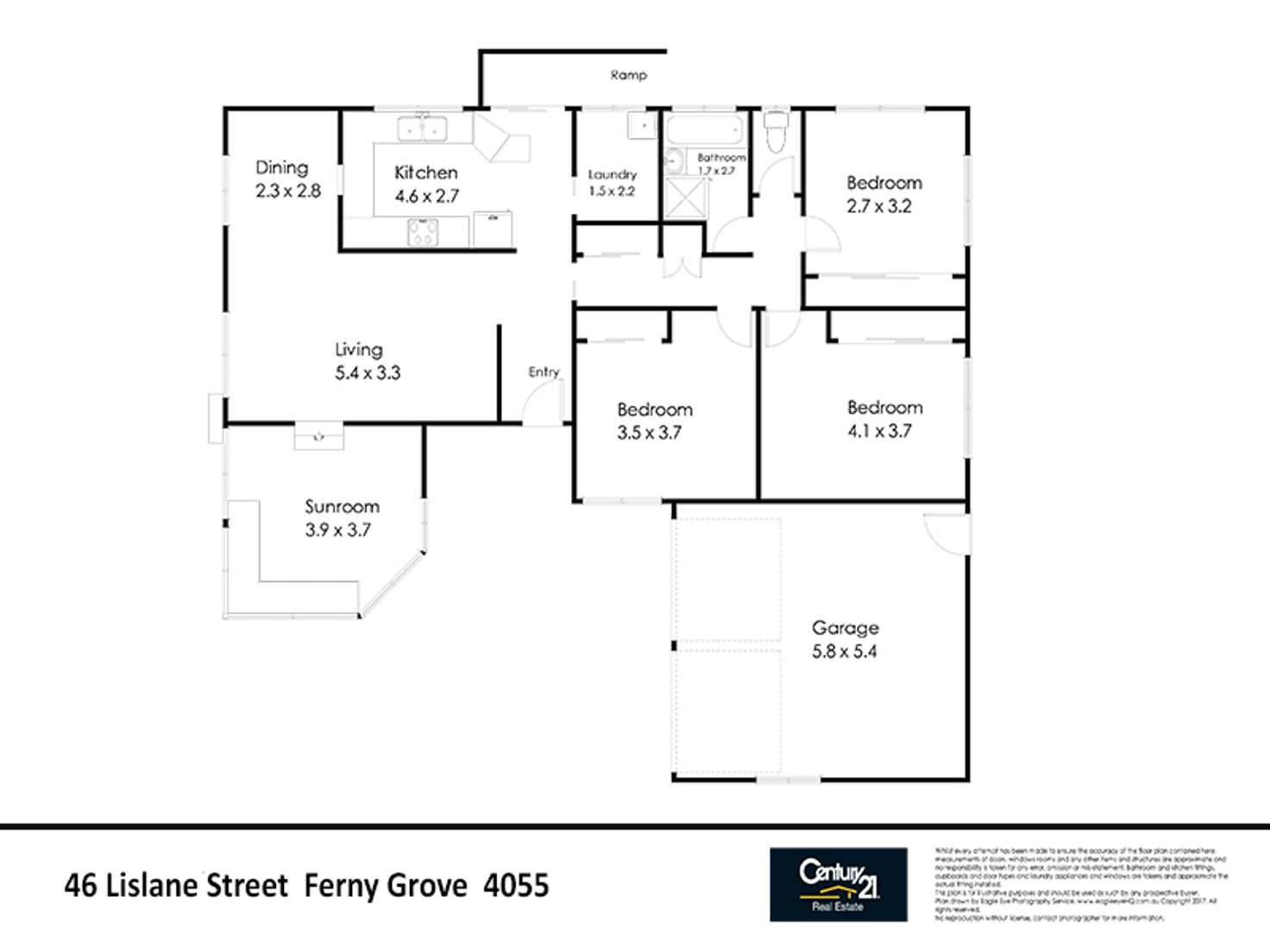 Floorplan of Homely house listing, 46 Lislane Street, Ferny Grove QLD 4055