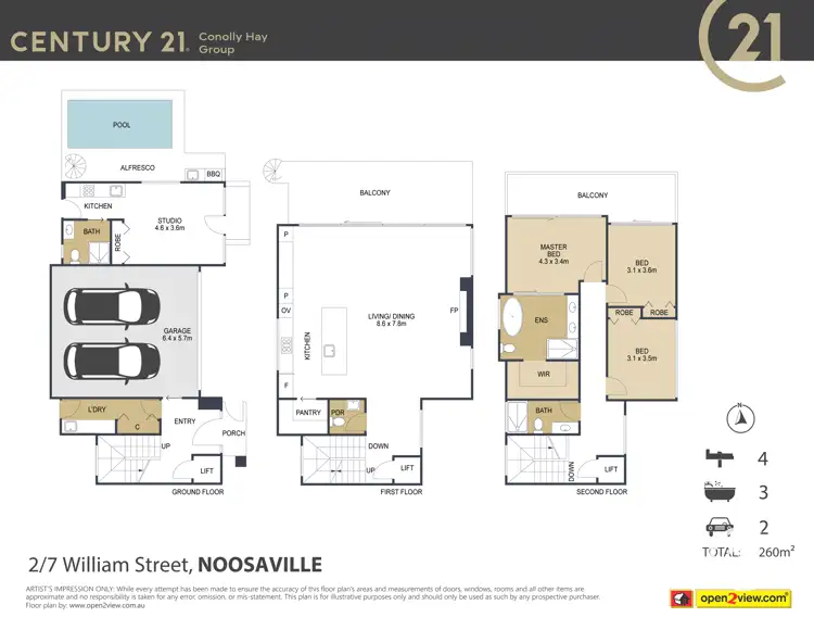 Floorplan of Homely apartment listing, 2/7 William Street, Noosaville QLD 4566
