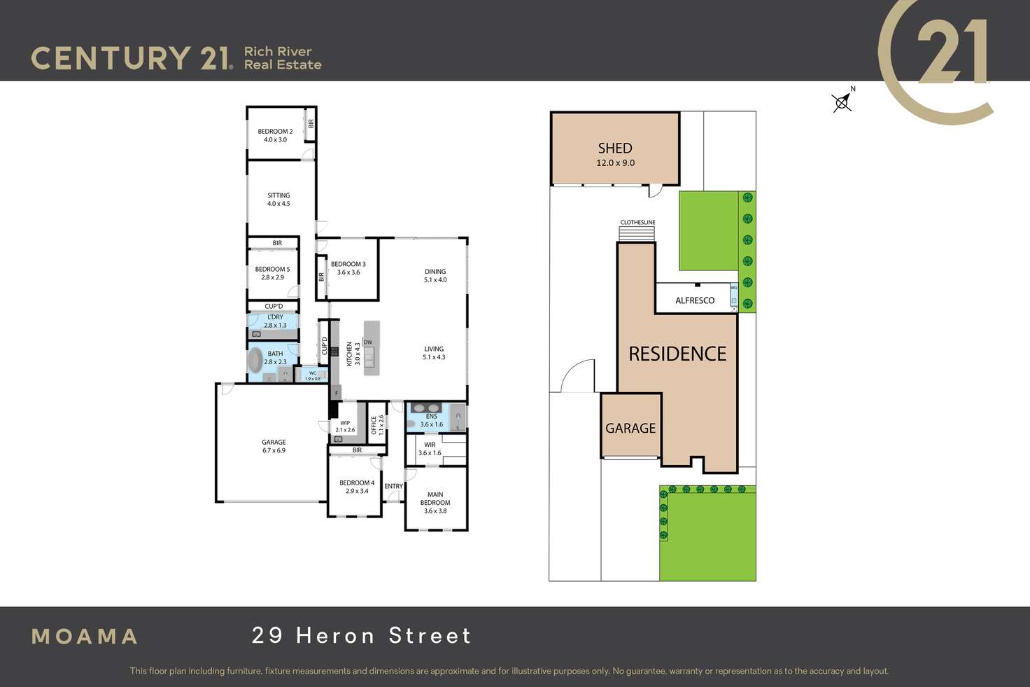 Floorplan of Homely house listing, 29 Heron Street, Moama NSW 2731