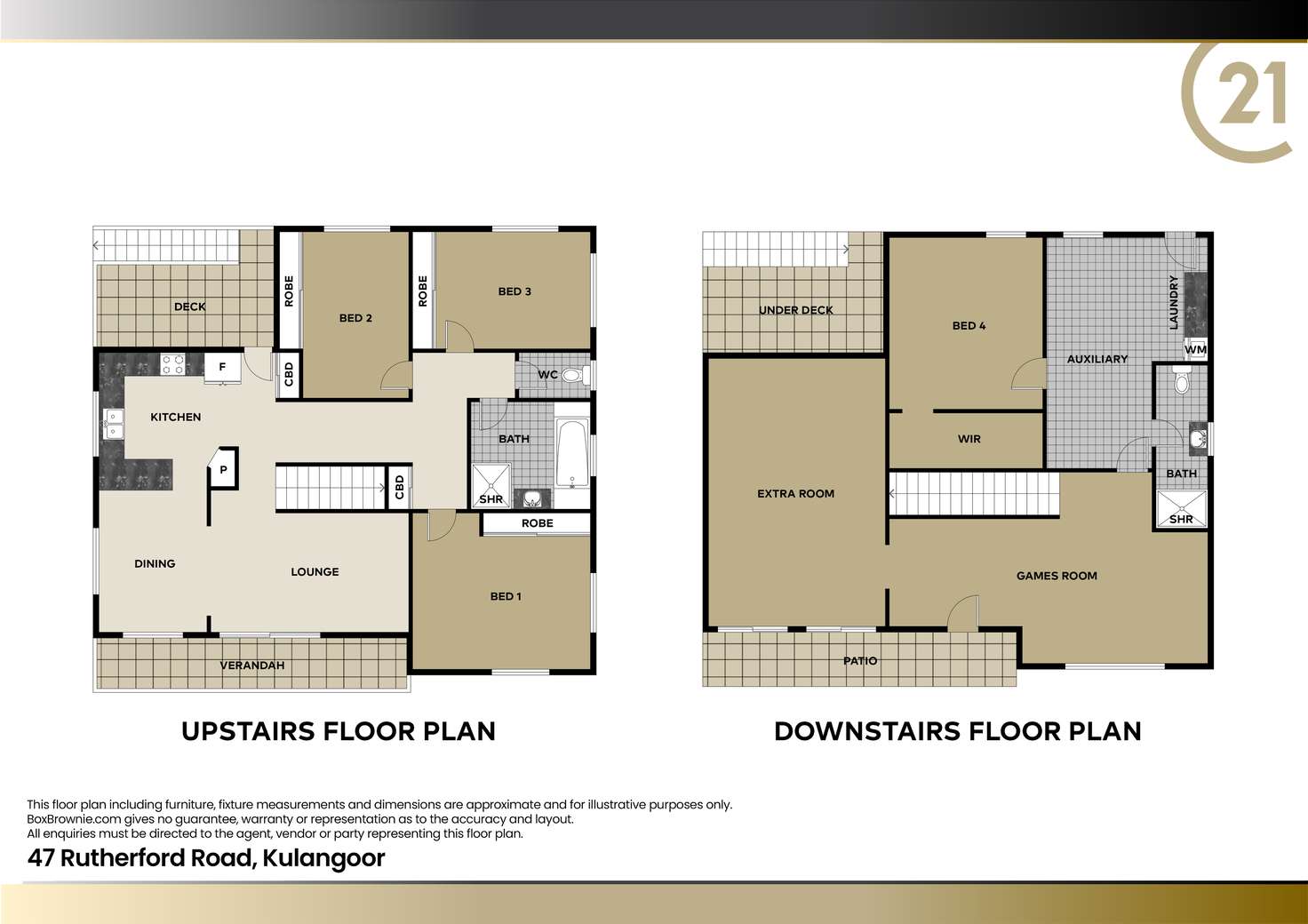 Floorplan of Homely acreageSemiRural listing, 47 Rutherford Road, Kulangoor QLD 4560
