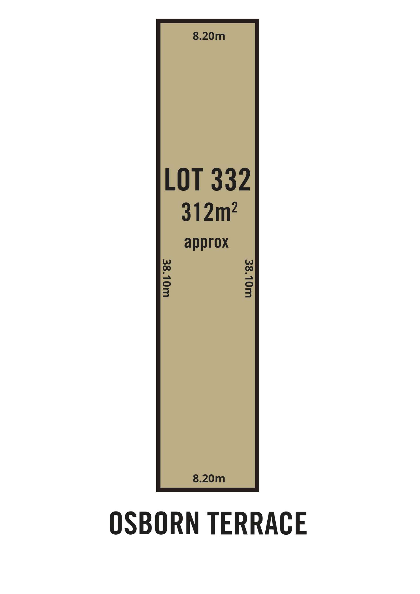 Floorplan of Homely residentialLand listing, 33A Osborn Terrace, Plympton SA 5038