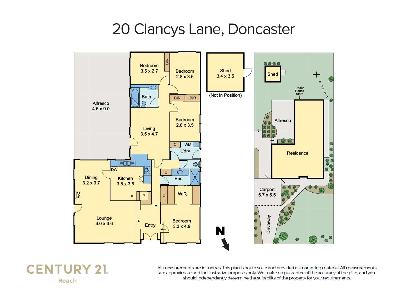 Floorplan of Homely house listing, 20 Clancys Lane, Doncaster VIC 3108
