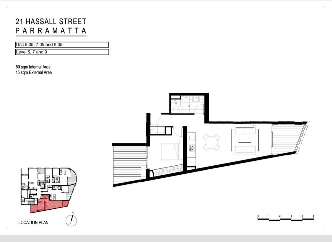Floorplan of Homely apartment listing, 21 Hassall Street, Parramatta NSW 2150