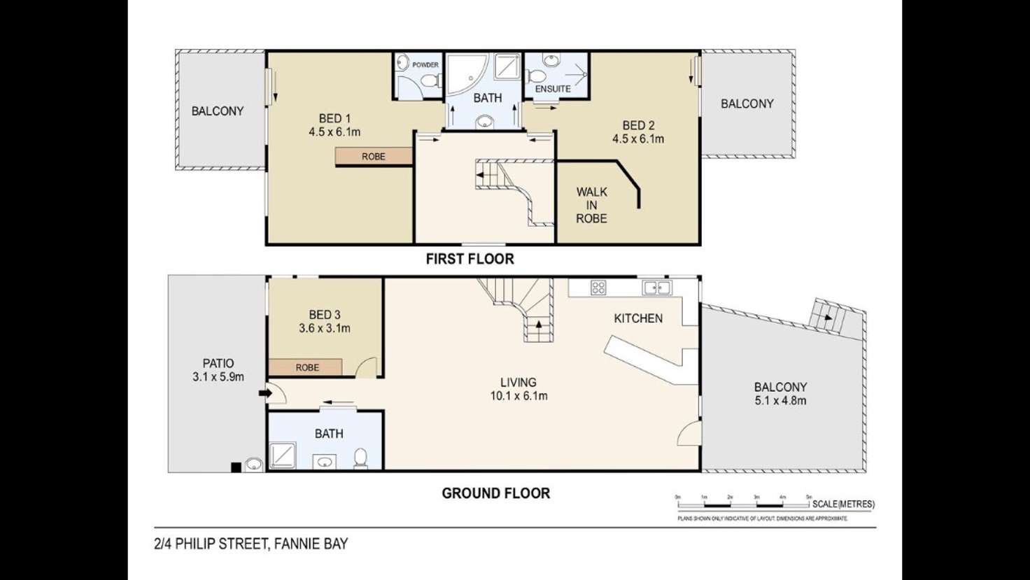 Floorplan of Homely apartment listing, 2/4 Philip Street, Fannie Bay NT 820