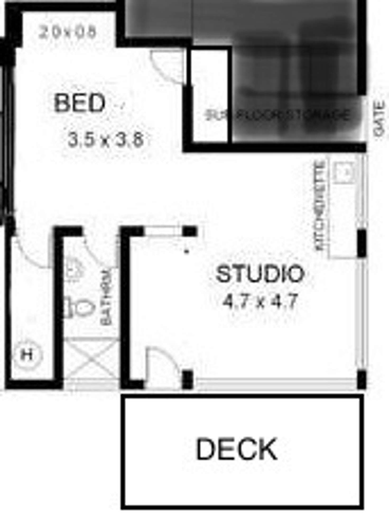 Floorplan of Homely flat listing, Address available on request