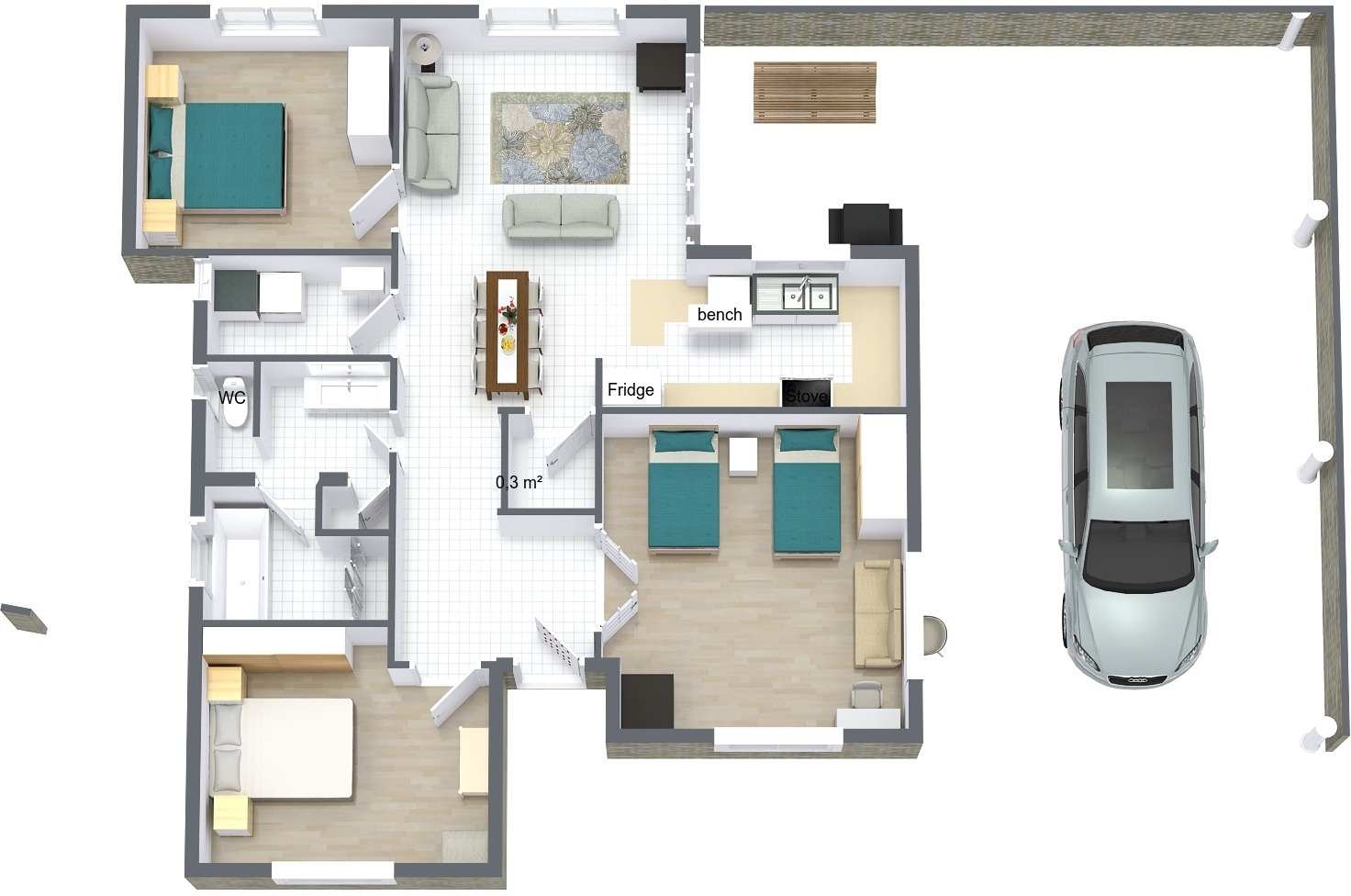 Floorplan of Homely house listing, 4 Henry Street, Edithburgh SA 5583