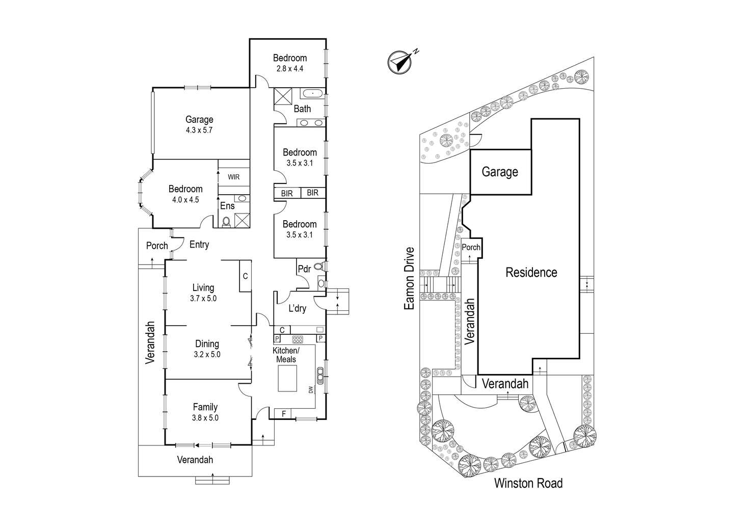 Floorplan of Homely house listing, 19 Winston Road, Viewbank VIC 3084