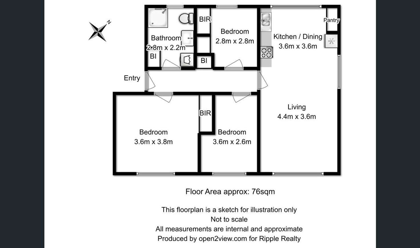 Floorplan of Homely apartment listing, 10/50 Marieville Esplanade, Sandy Bay TAS 7005