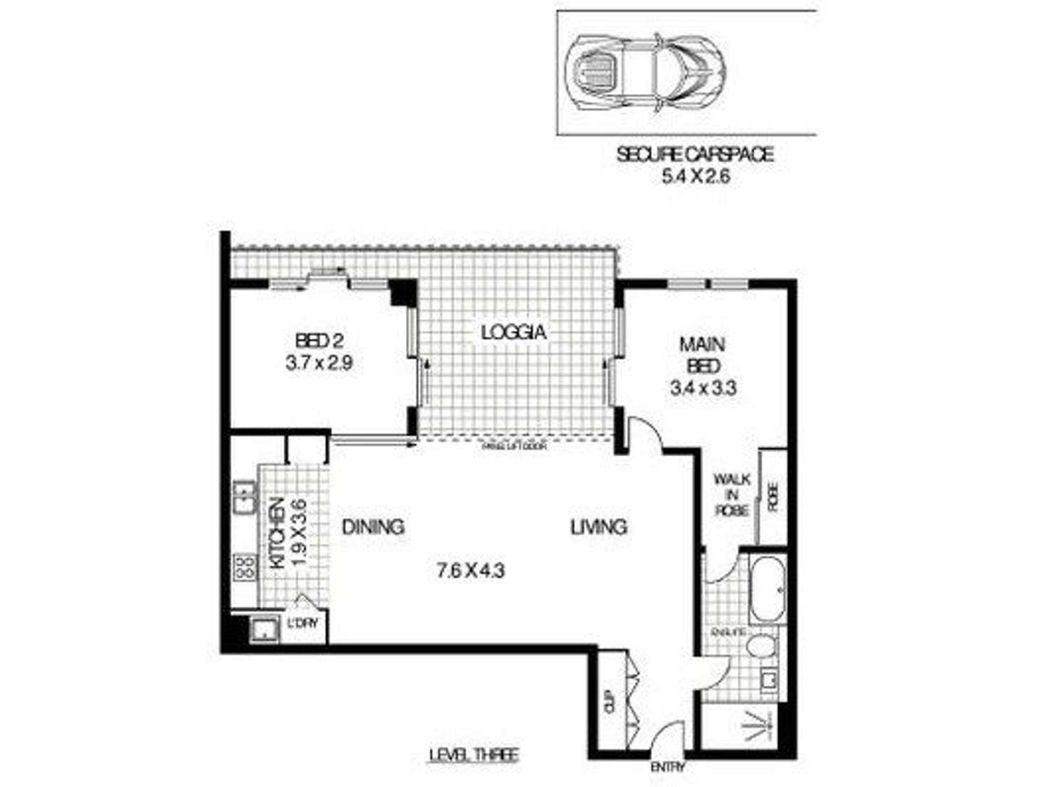 Floorplan of Homely apartment listing, 1201/2 Sterling Circuit, Camperdown NSW 2050