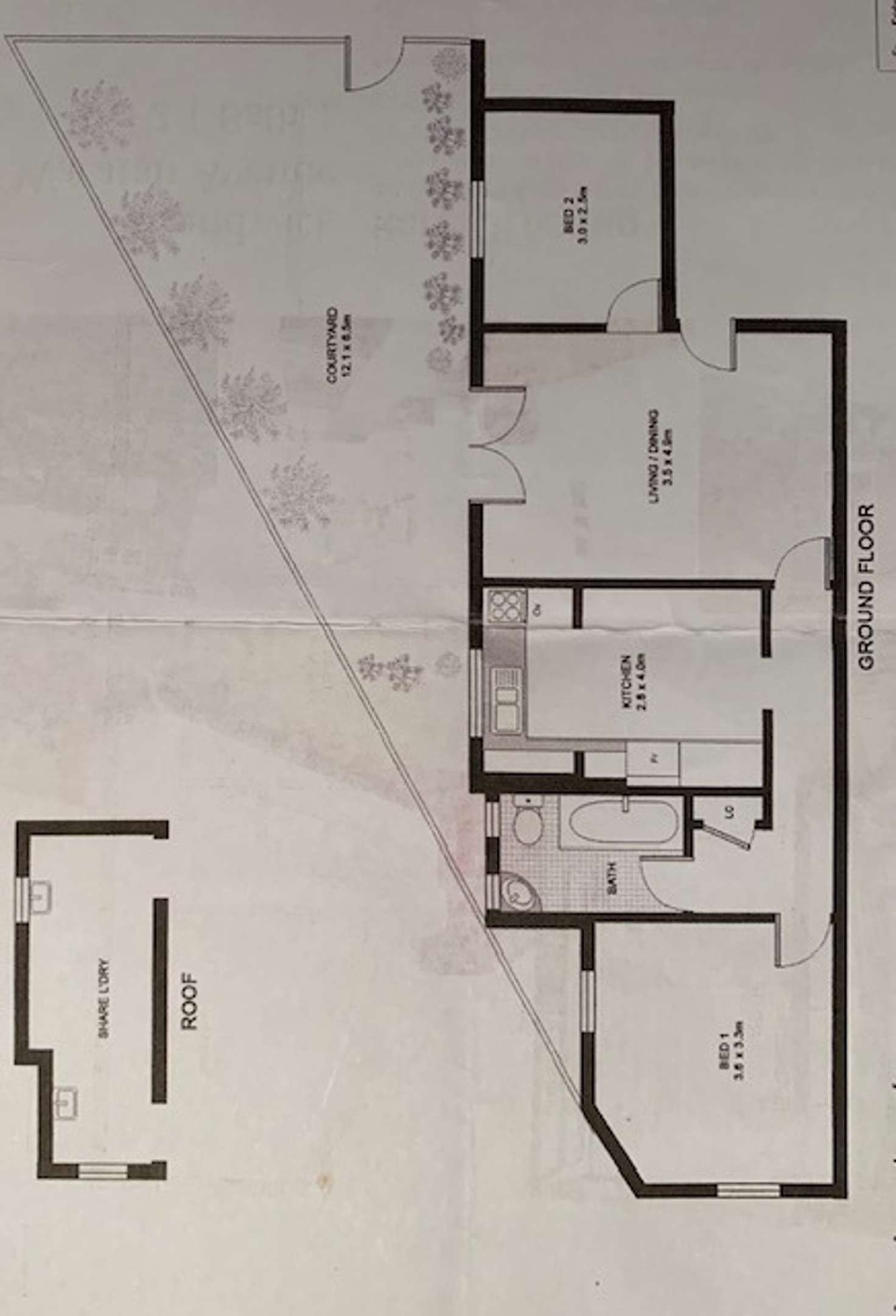 Floorplan of Homely apartment listing, 3/23 Waratah Avenue, Randwick NSW 2031