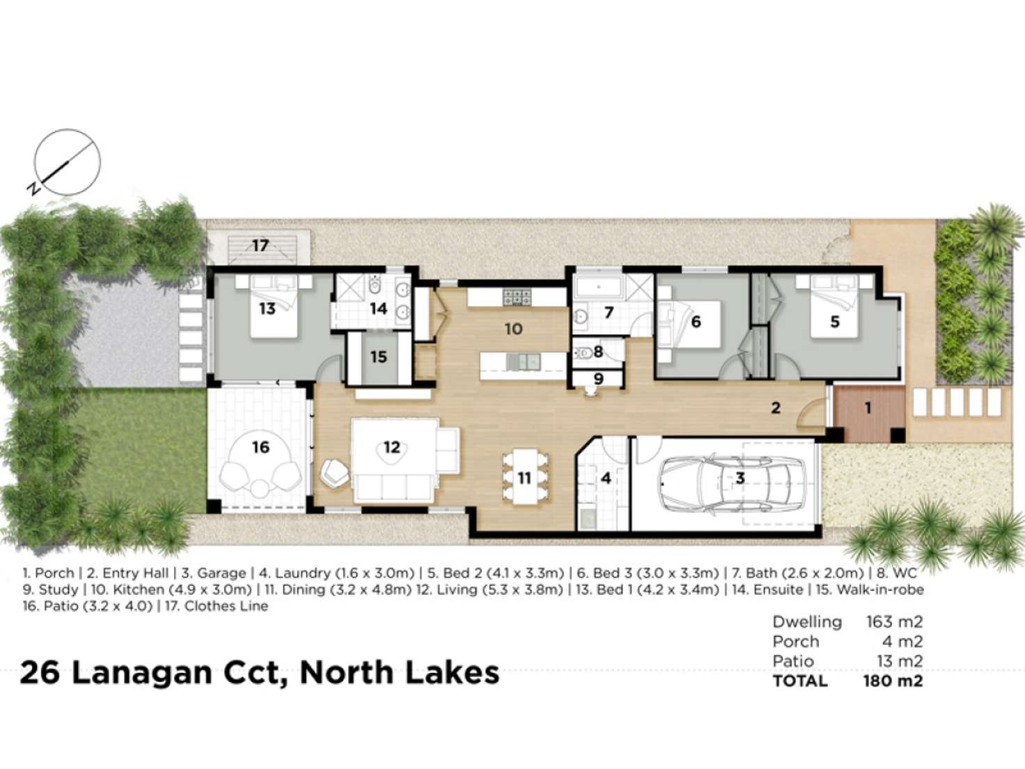 Floorplan of Homely house listing, 26 Lanagan Circuit, North Lakes QLD 4509