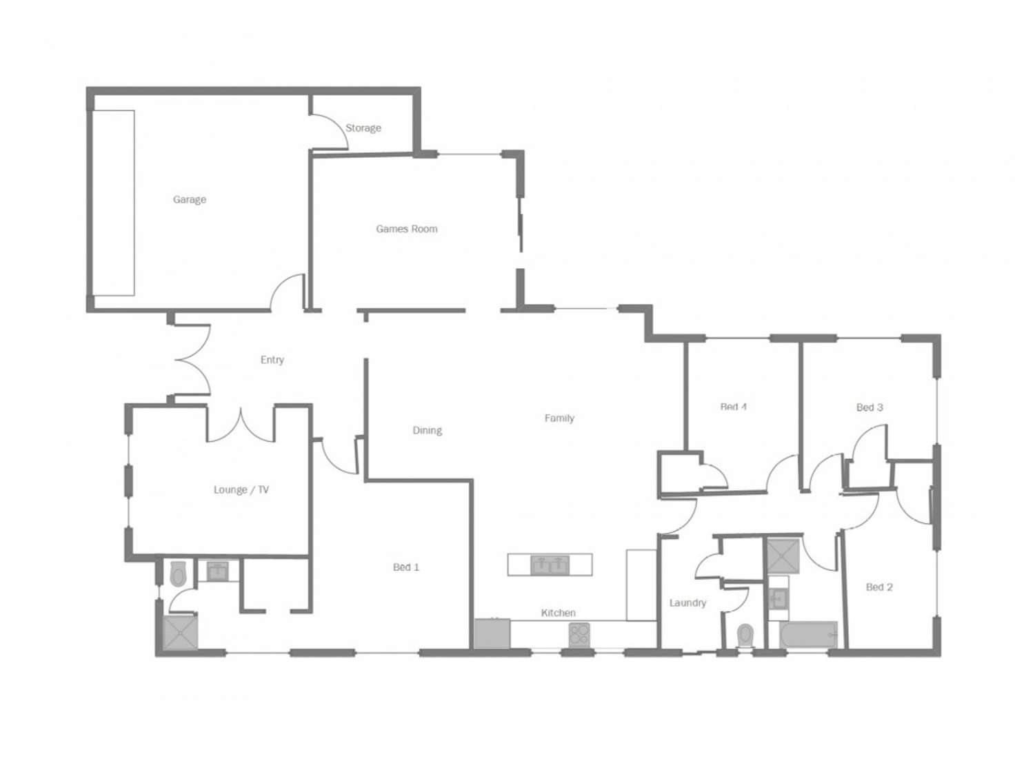 Floorplan of Homely house listing, 54 Griffin Lane, Usher WA 6230